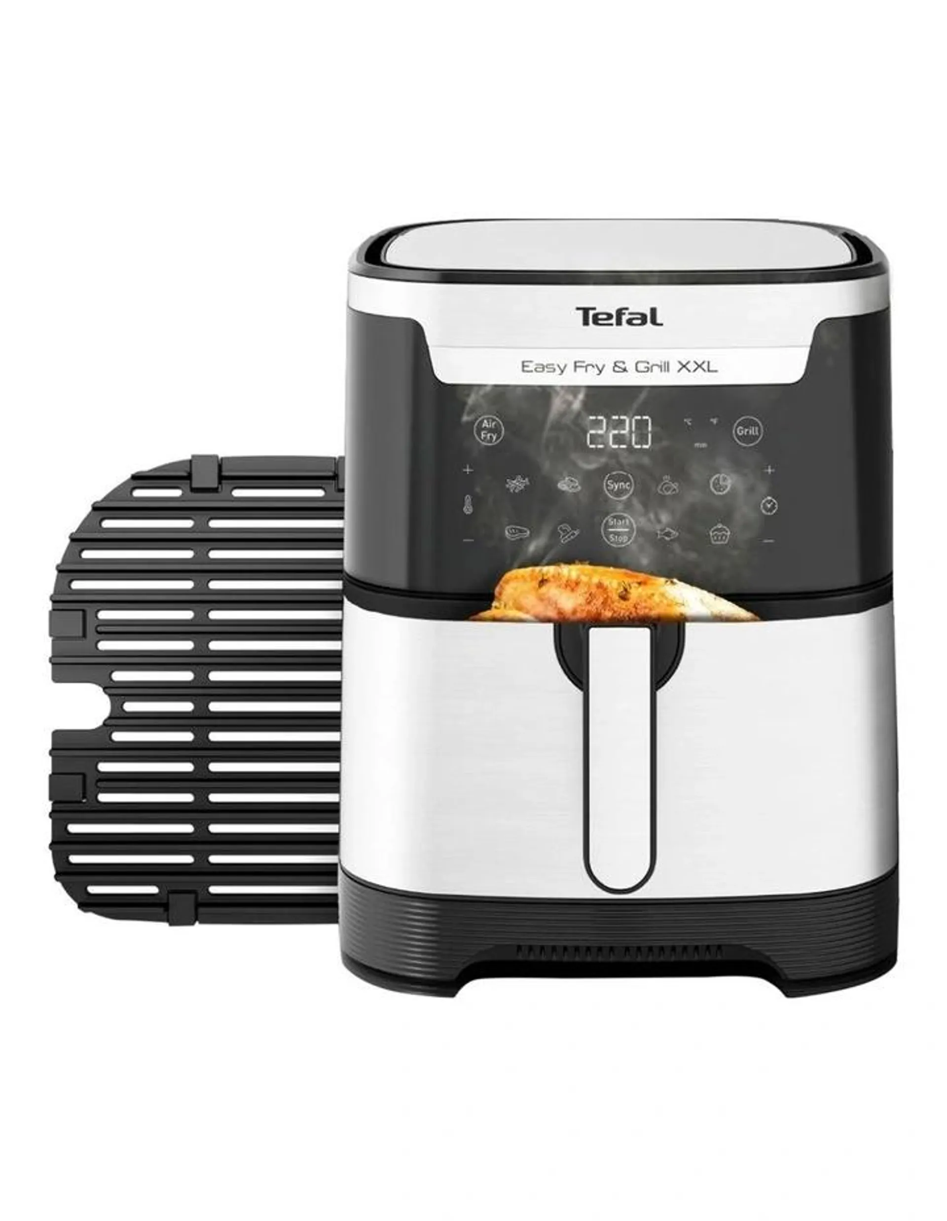 Easy Fry & Grill XXL Flex Cook Air Fryer in Black/Silver