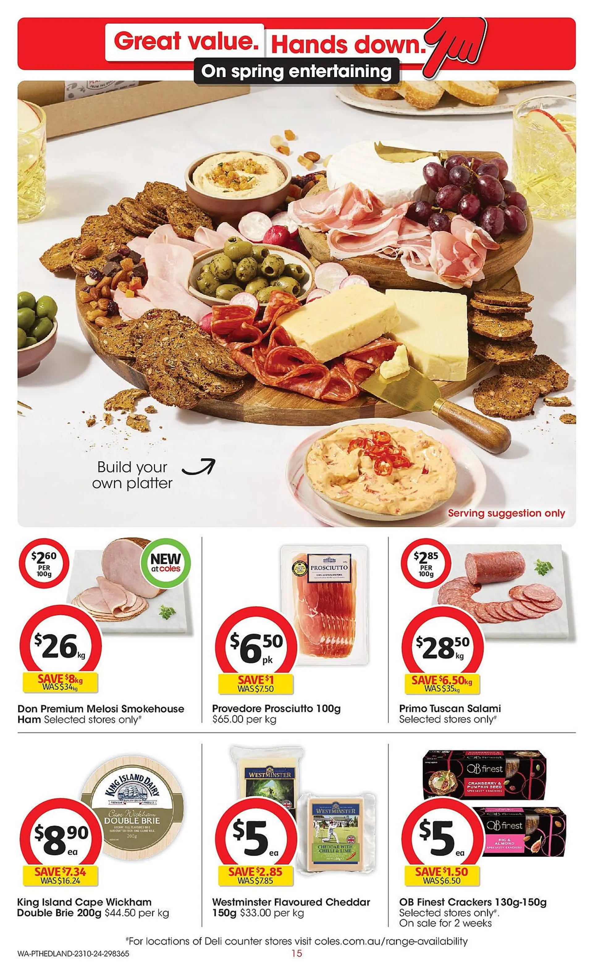 Coles catalogue - Catalogue valid from 23 October to 29 October 2024 - page 15