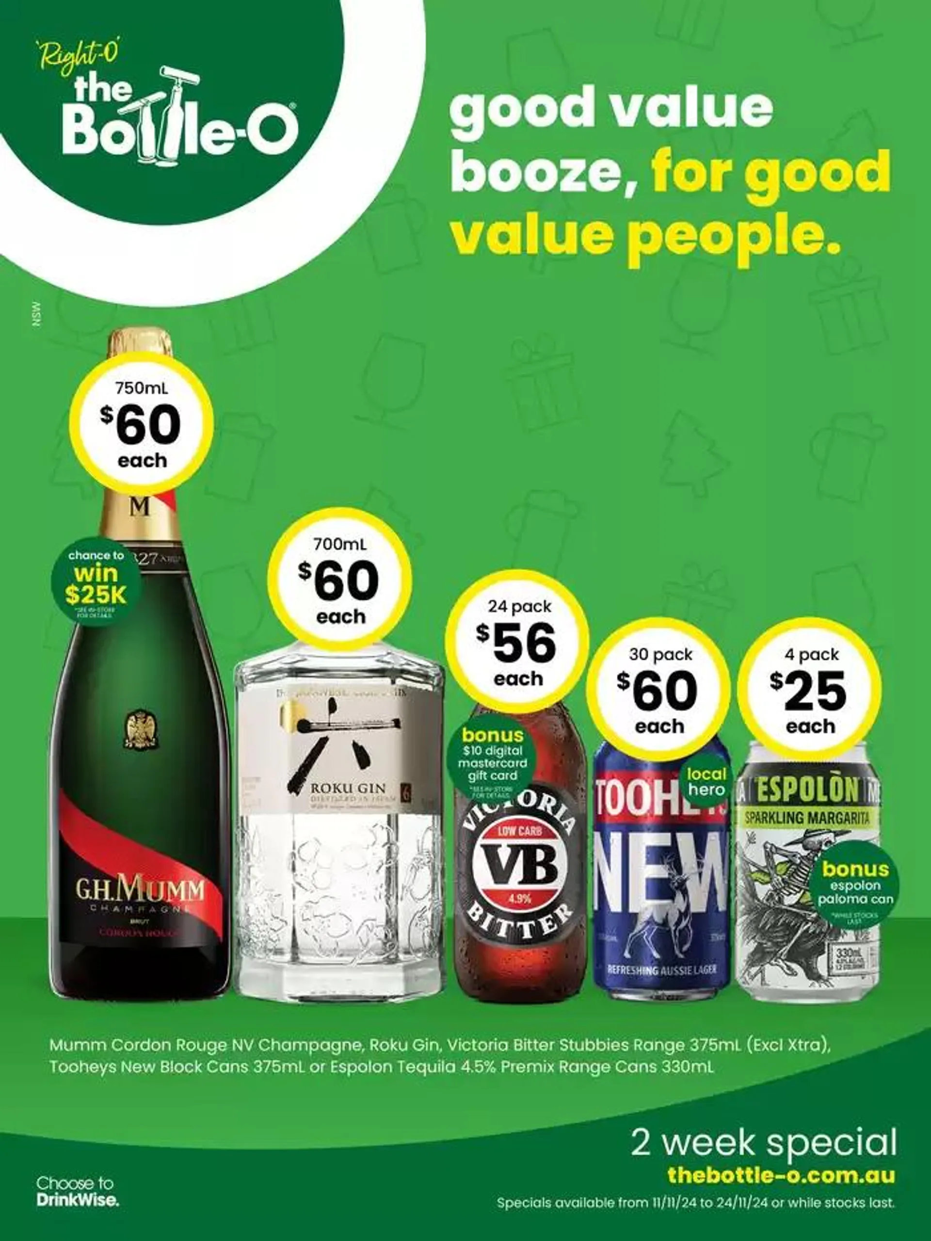 Good Value Booze, For Good Value People 11/11 - 1