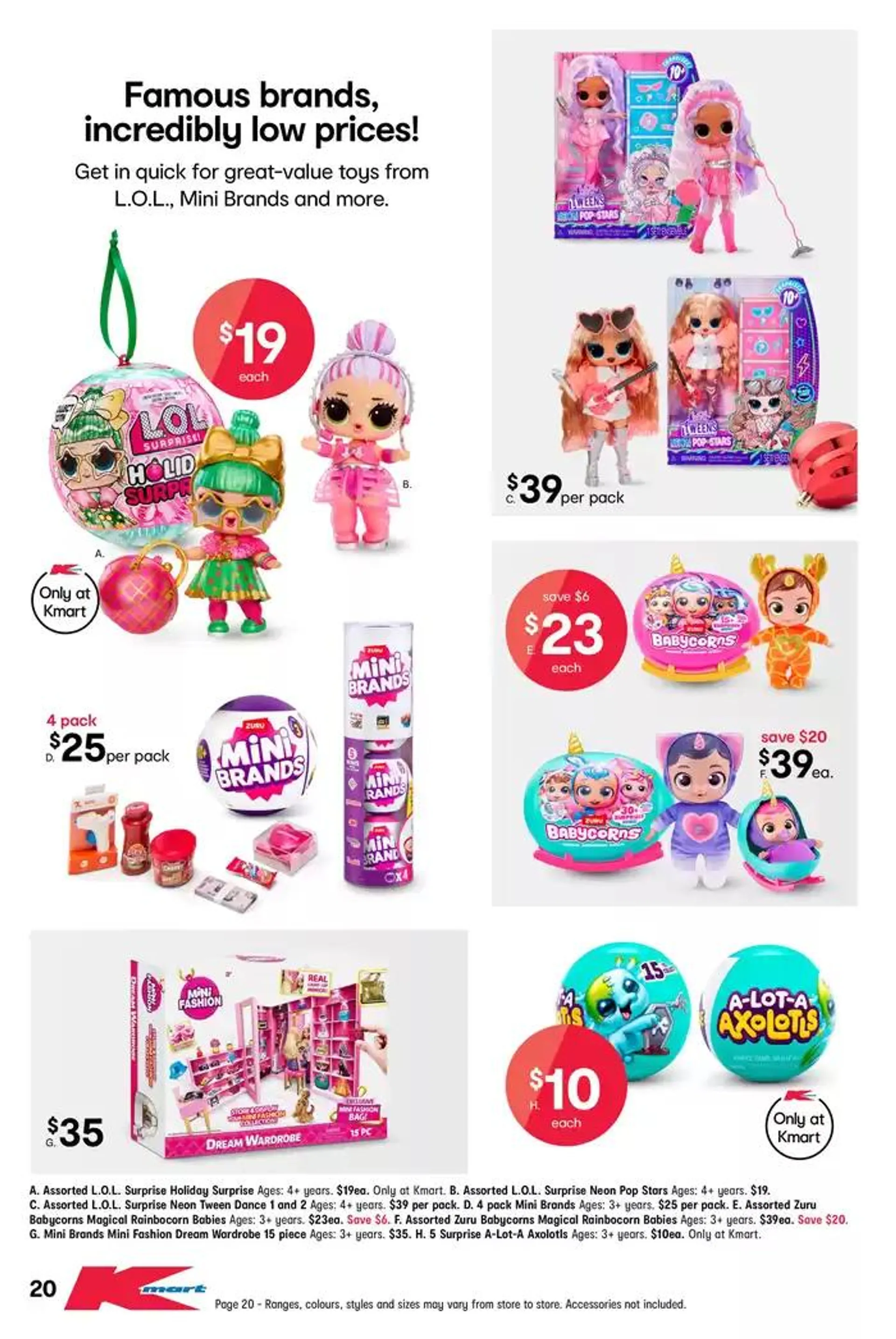 XMAS TOYS - Low prices for life - Catalogue valid from 24 October to 13 November 2024 - page 20