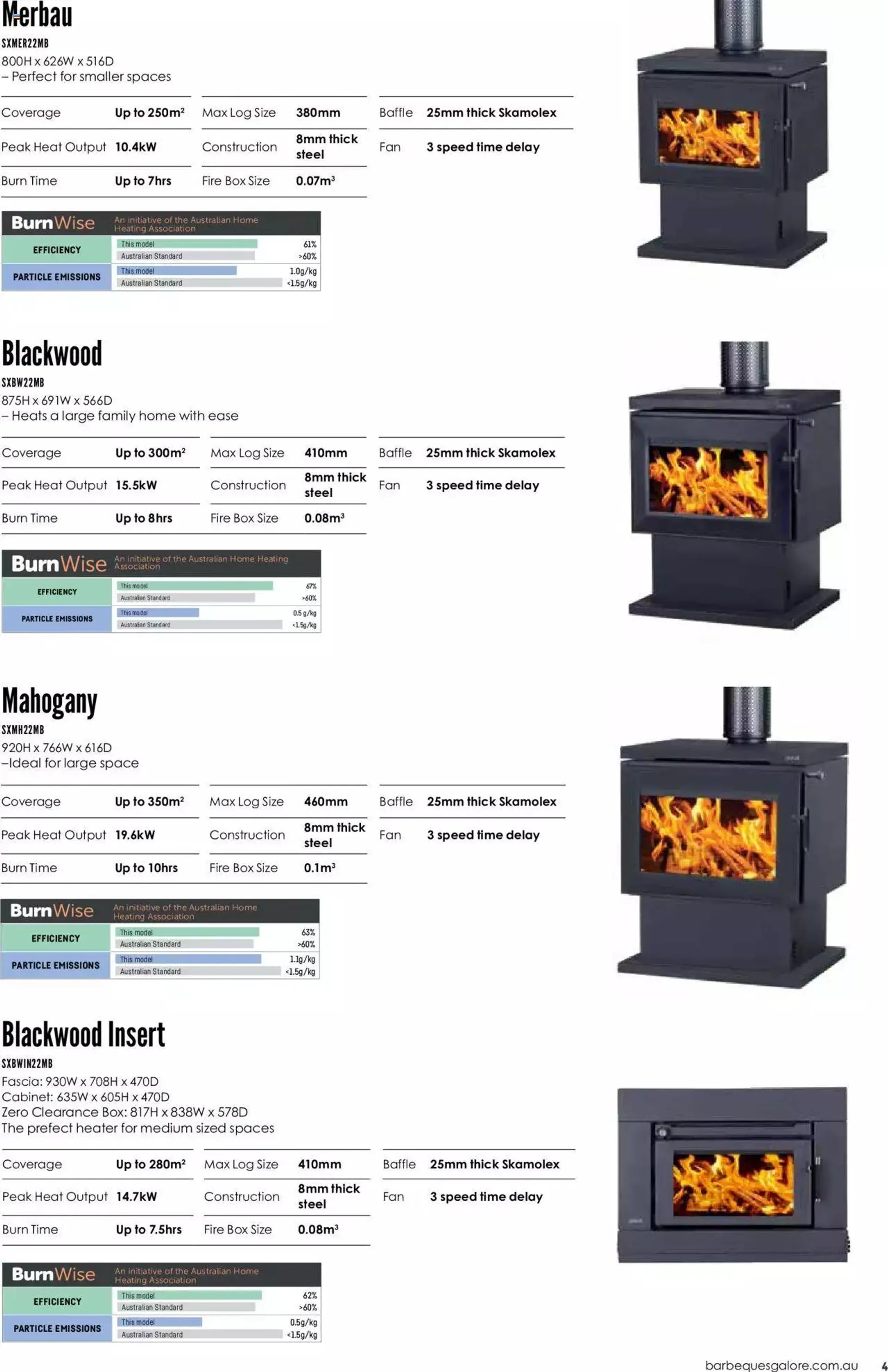 Barbeques Galore Wood Heating Collection 2023 - Catalogue valid from 11 April to 31 December 2024 - page 5