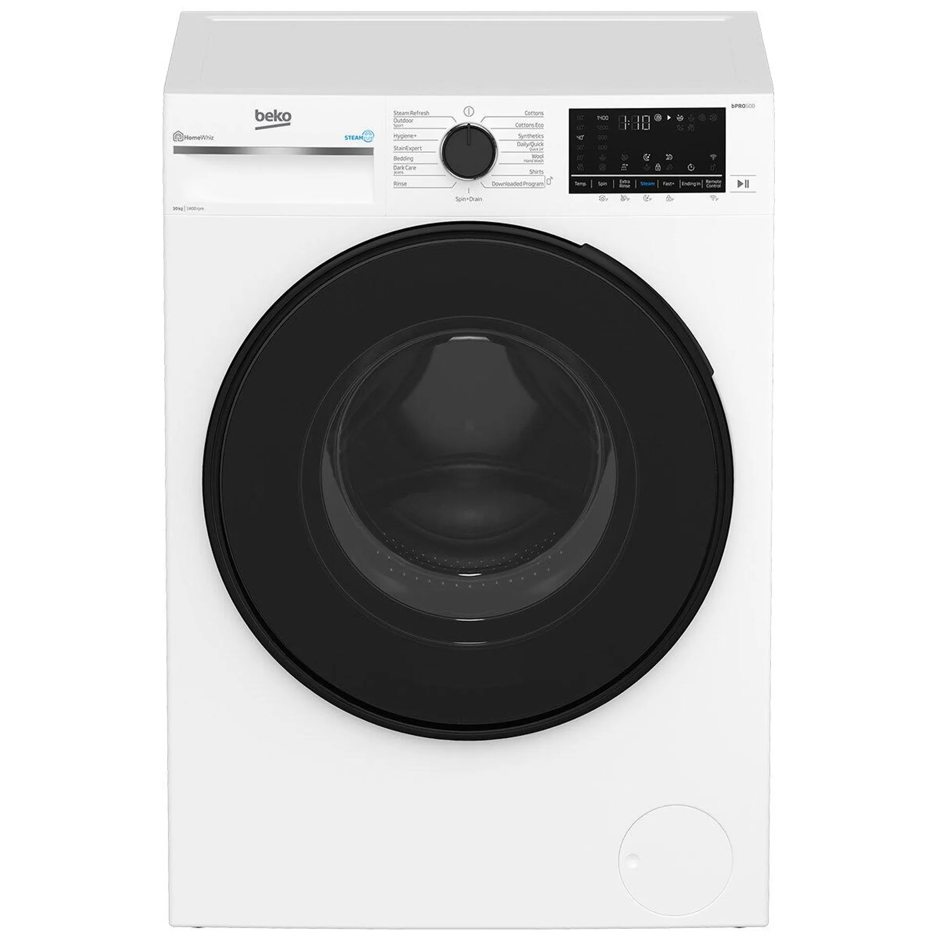 Beko 10kg Front Load Washing Machine with Wi-Fi and Steam BFLB1020W