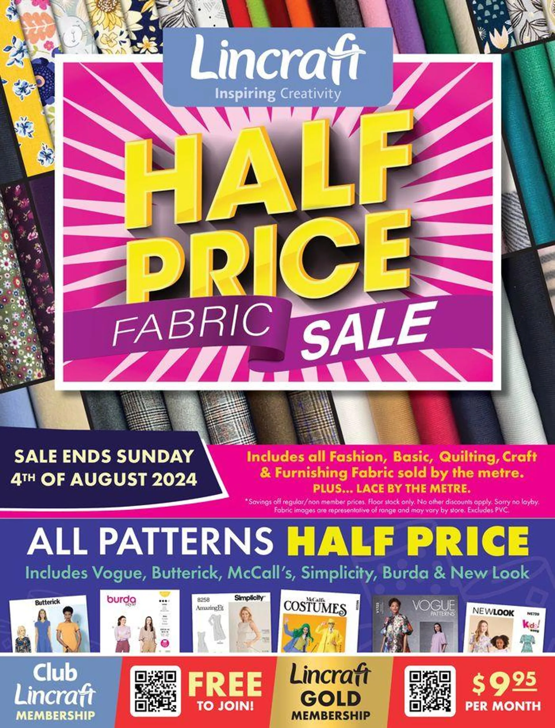 Half Price Fabric Sale - 1