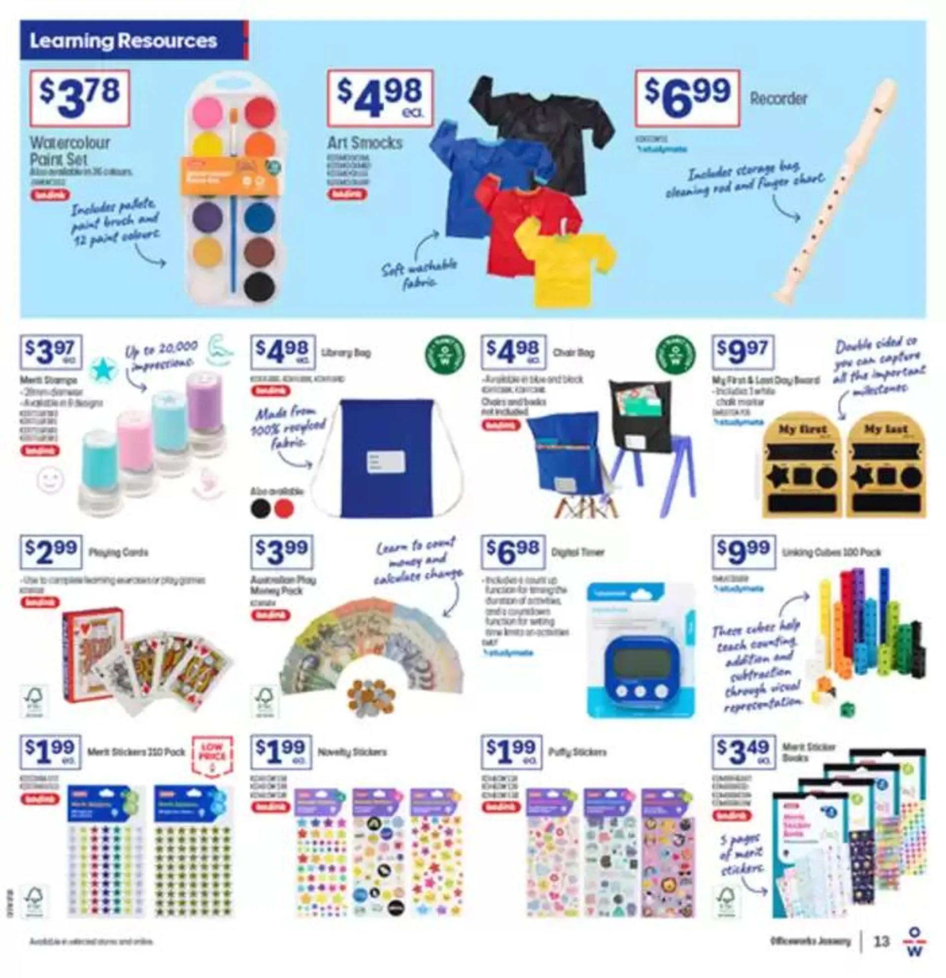 We Won't be Beaten on Back to School Prices - Catalogue valid from 6 January to 3 February 2025 - page 13