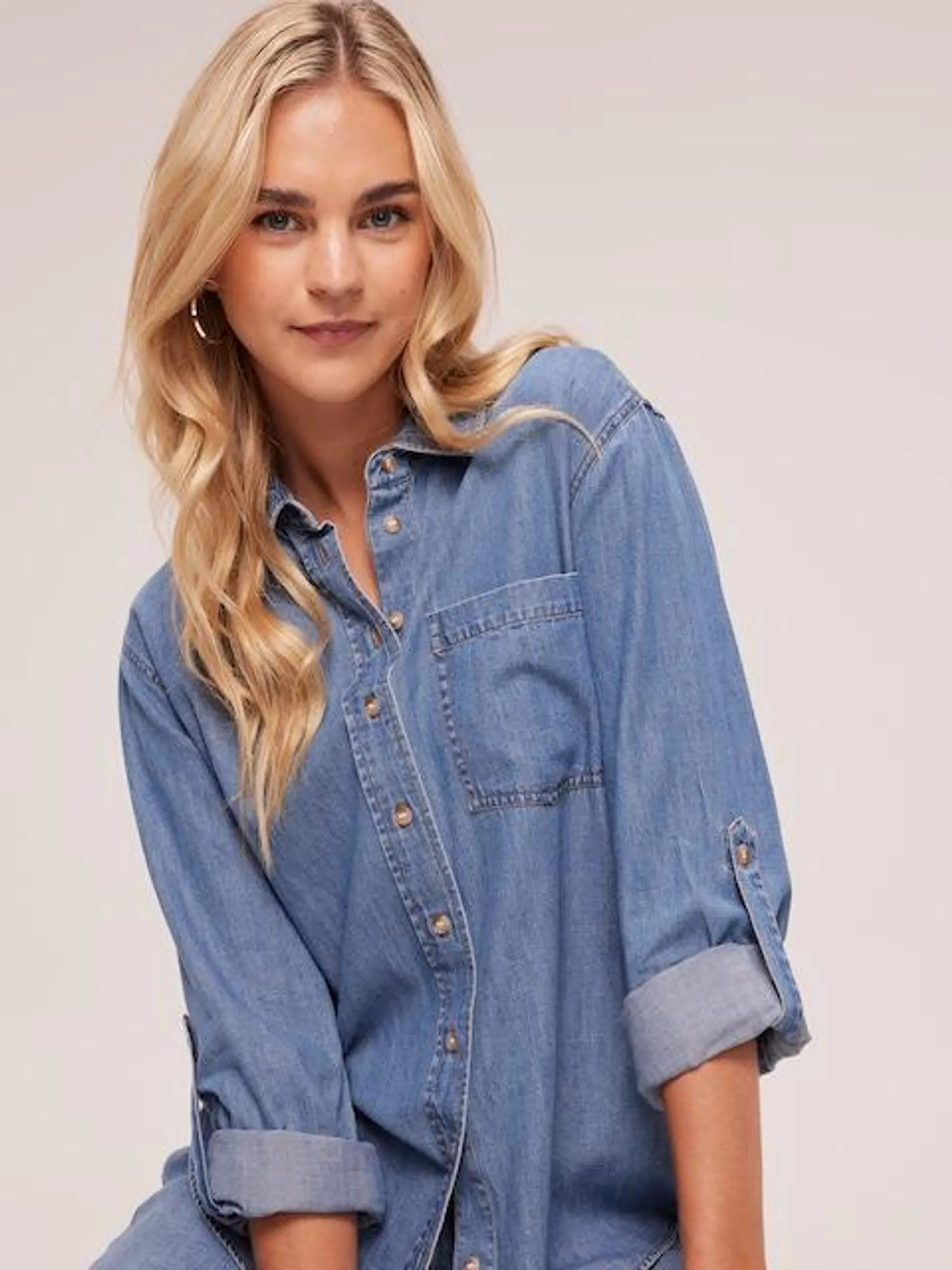 Just Jeans Daria Denim Long Sleeve Shirt