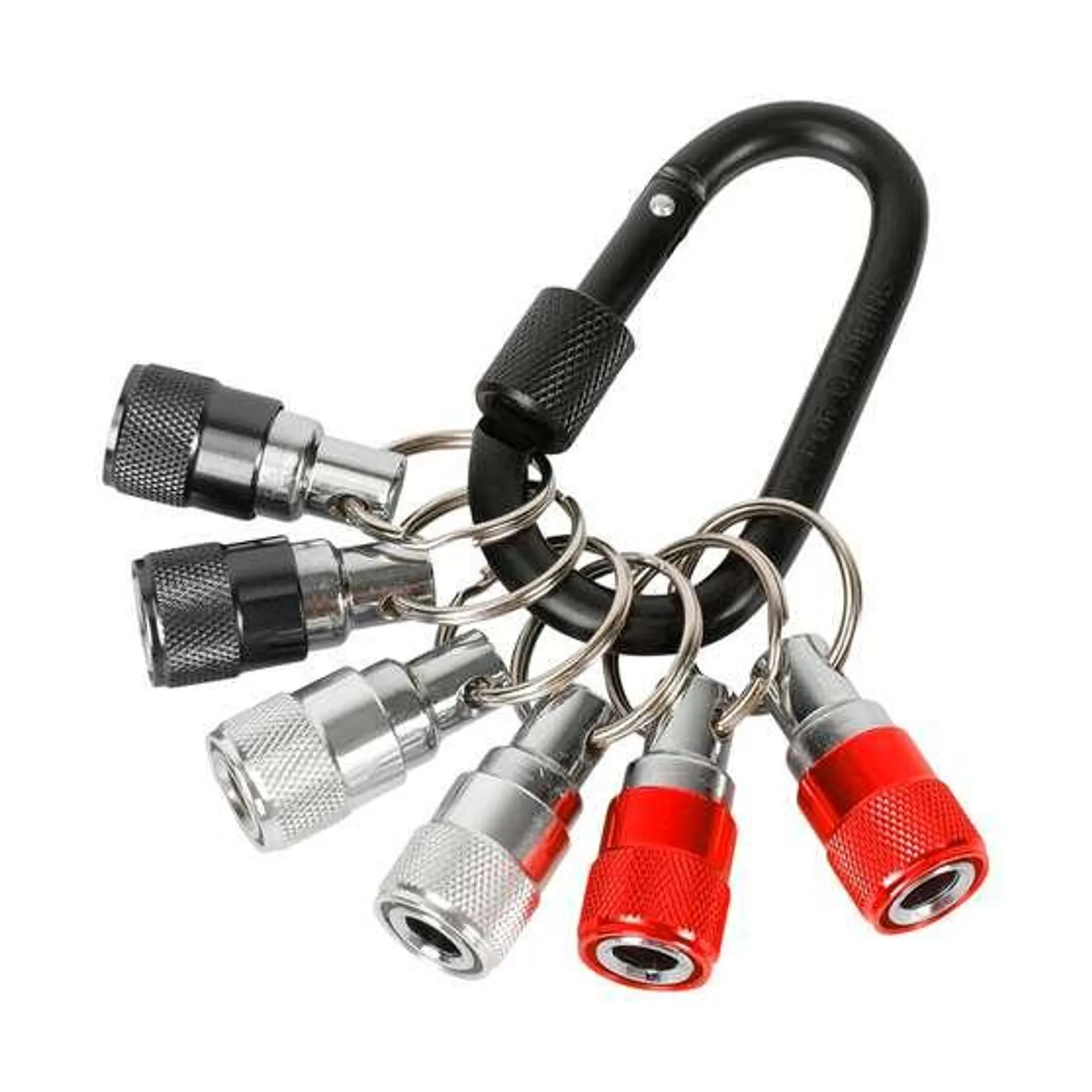 ToolPRO Bit Holder Keyring Set 6 Piece - 1/4" Drive