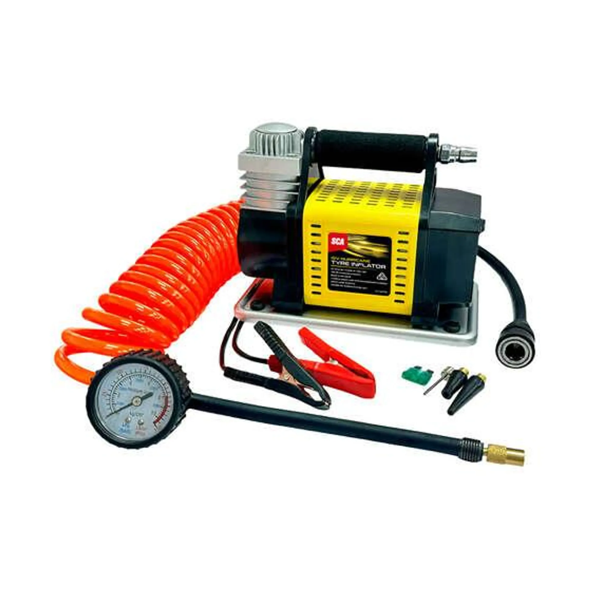 SCA Hurricane 12V 150PSI 50LPM Tyre Inflator