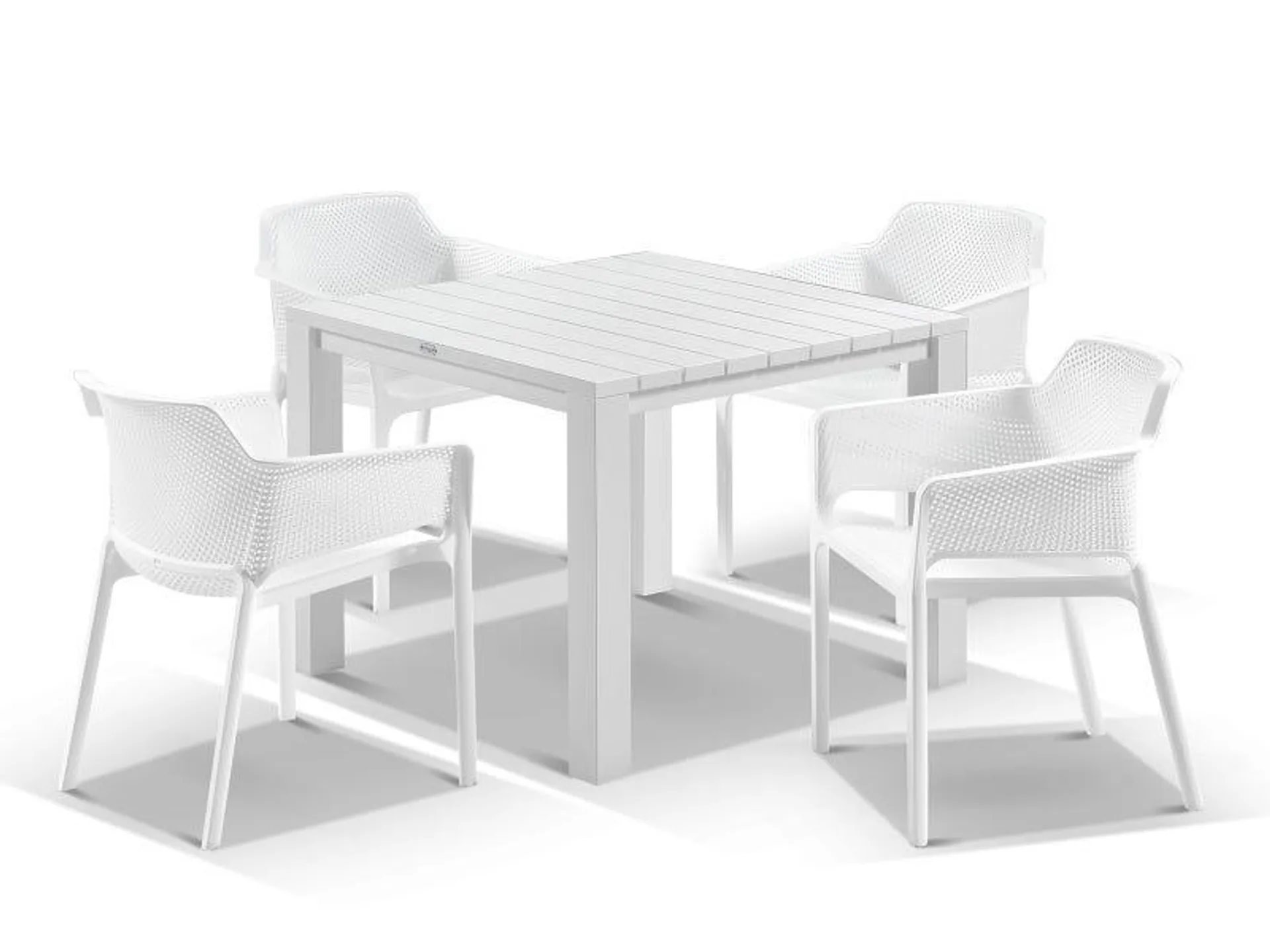 Adele Table with Bailey Chairs 5pc Outdoor Dining Setting