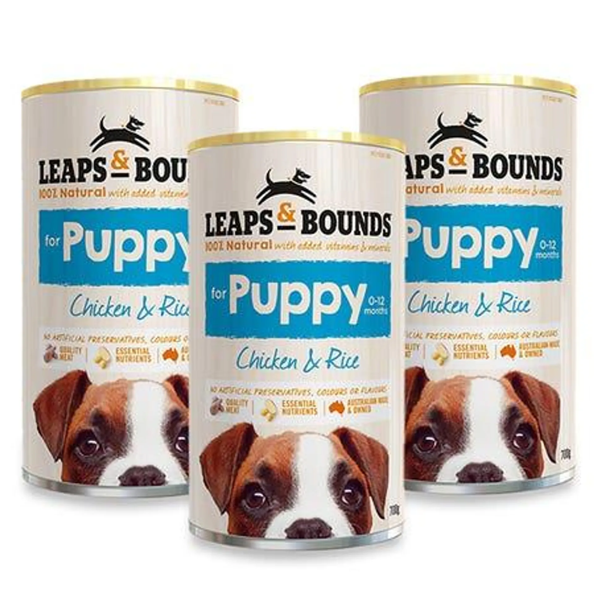 Leaps & Bounds Puppy Can 700g x 36