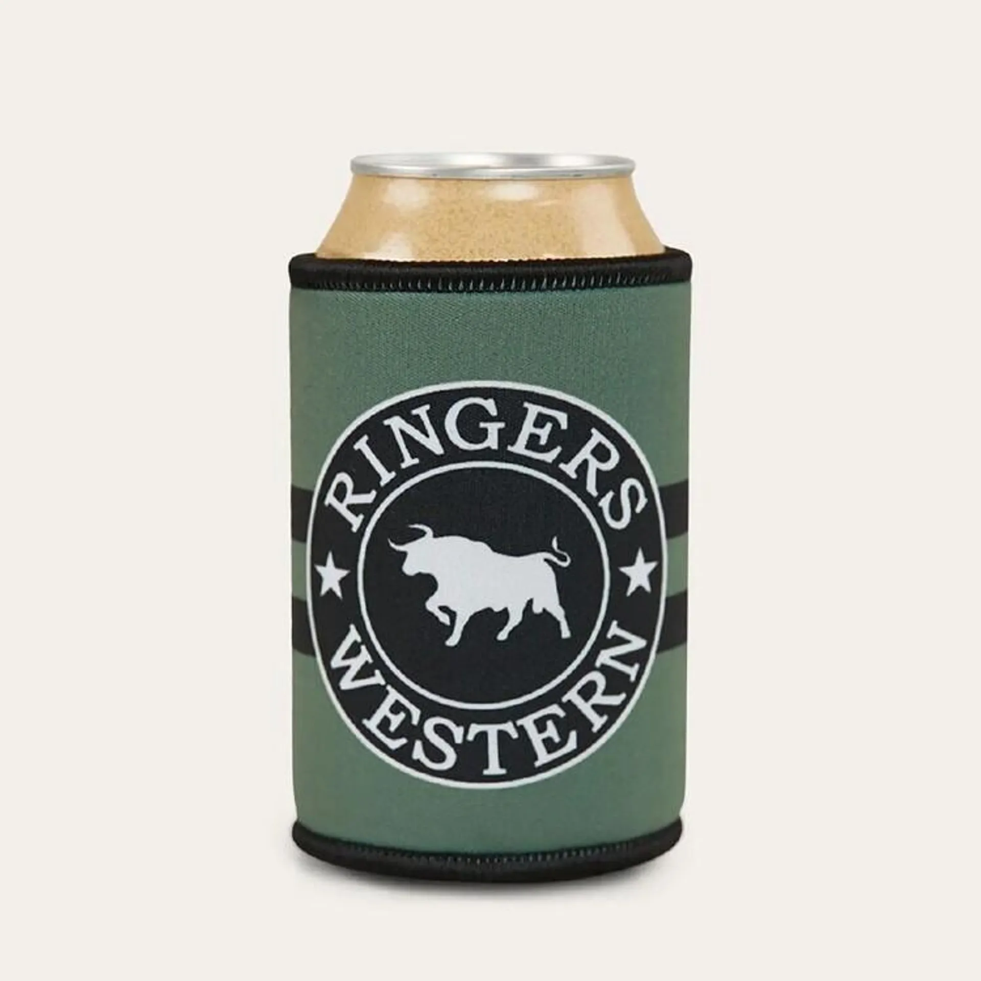 Ringers Western McCoy Stubby Cooler Leaf & Black One Size