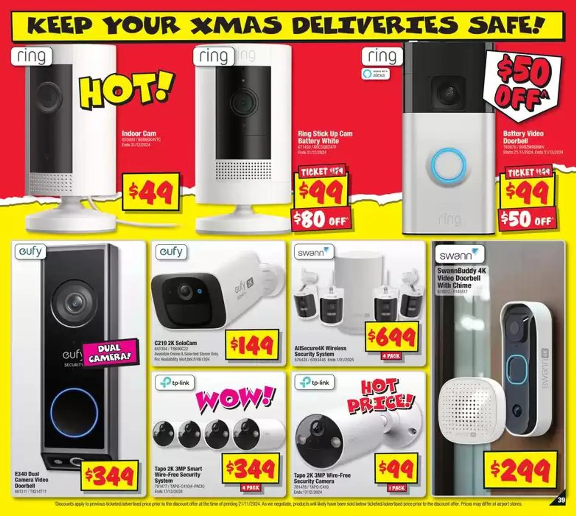 Crackin' Xmas Deals! - Catalogue valid from 5 December to 24 December 2024 - page 39