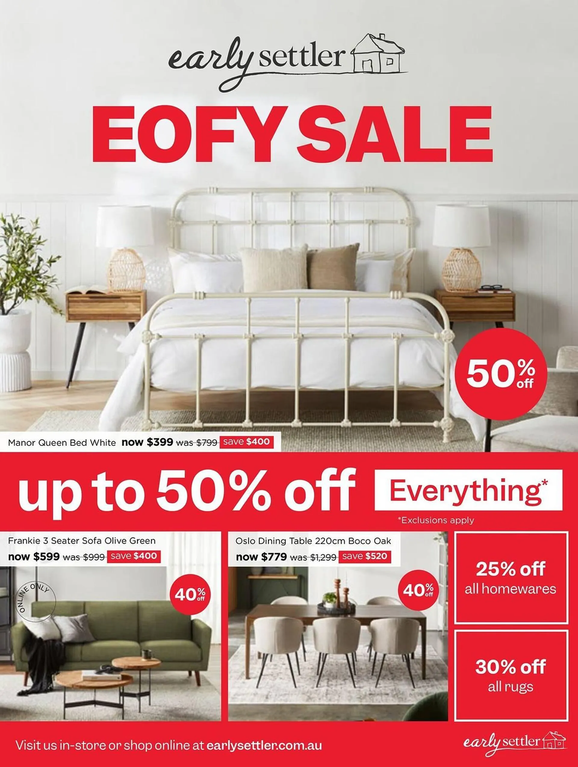 Early Settler catalogue - Catalogue valid from 27 May to 6 July 2025 - page 1