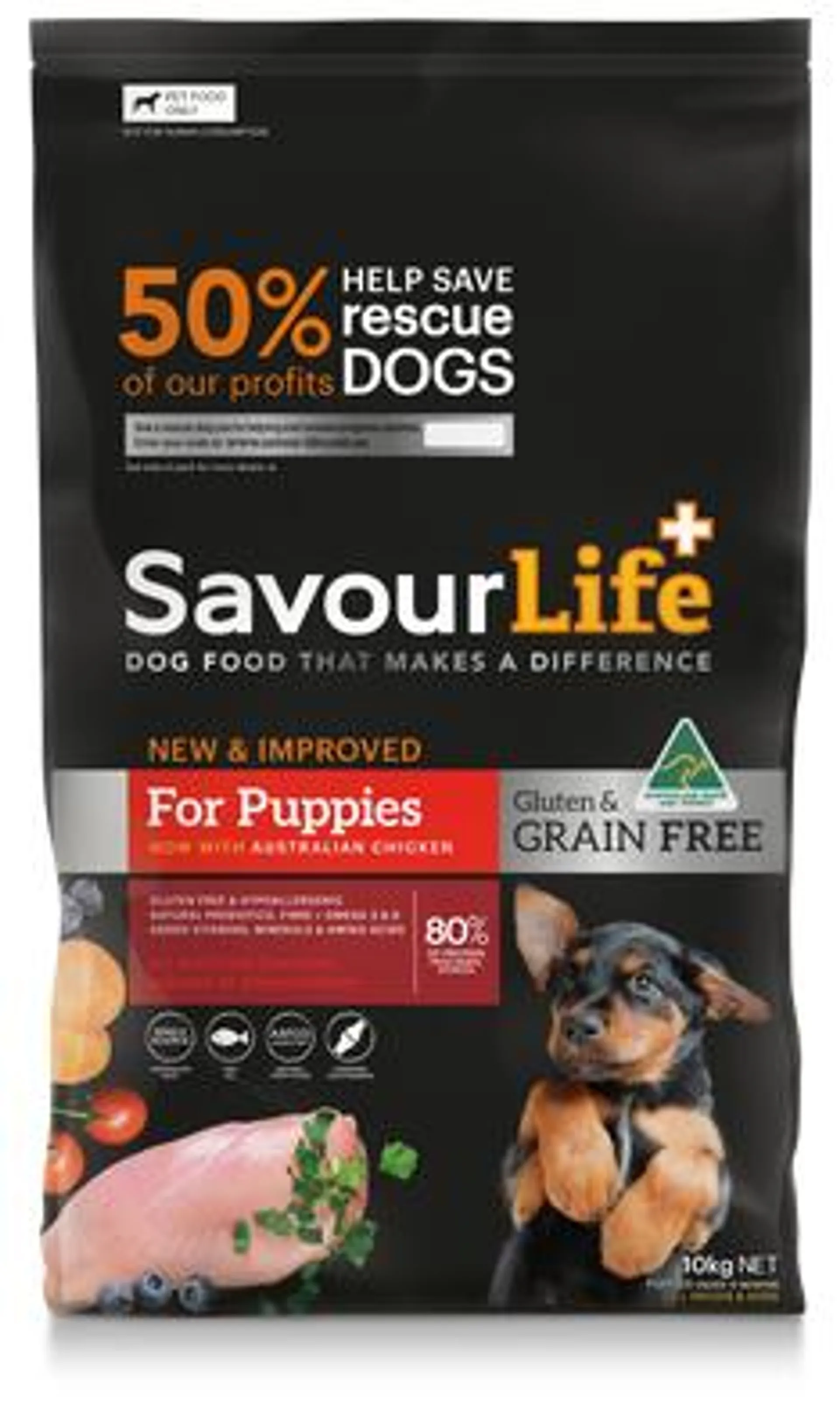 SavourLife Grain Free Dry Puppy Food Chicken