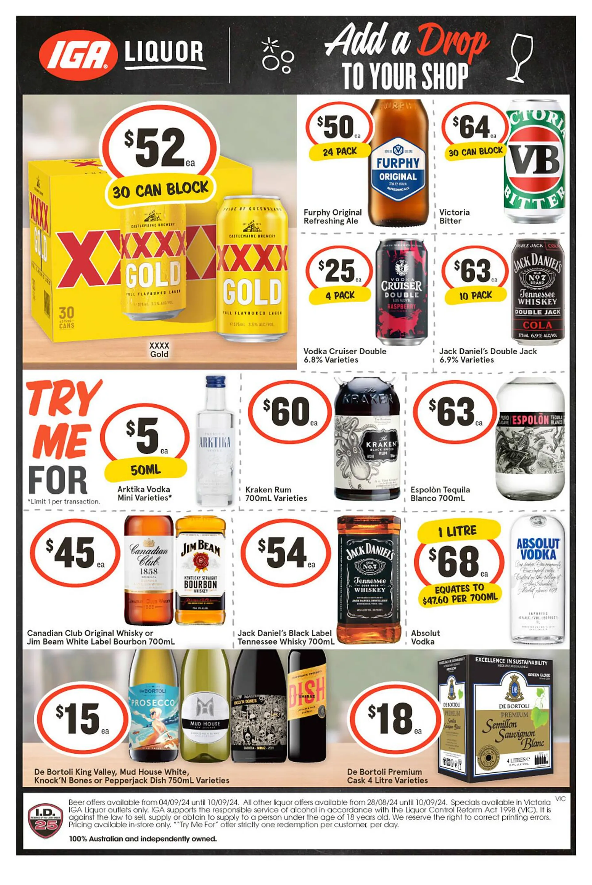 IGA Liquor catalogue - 1