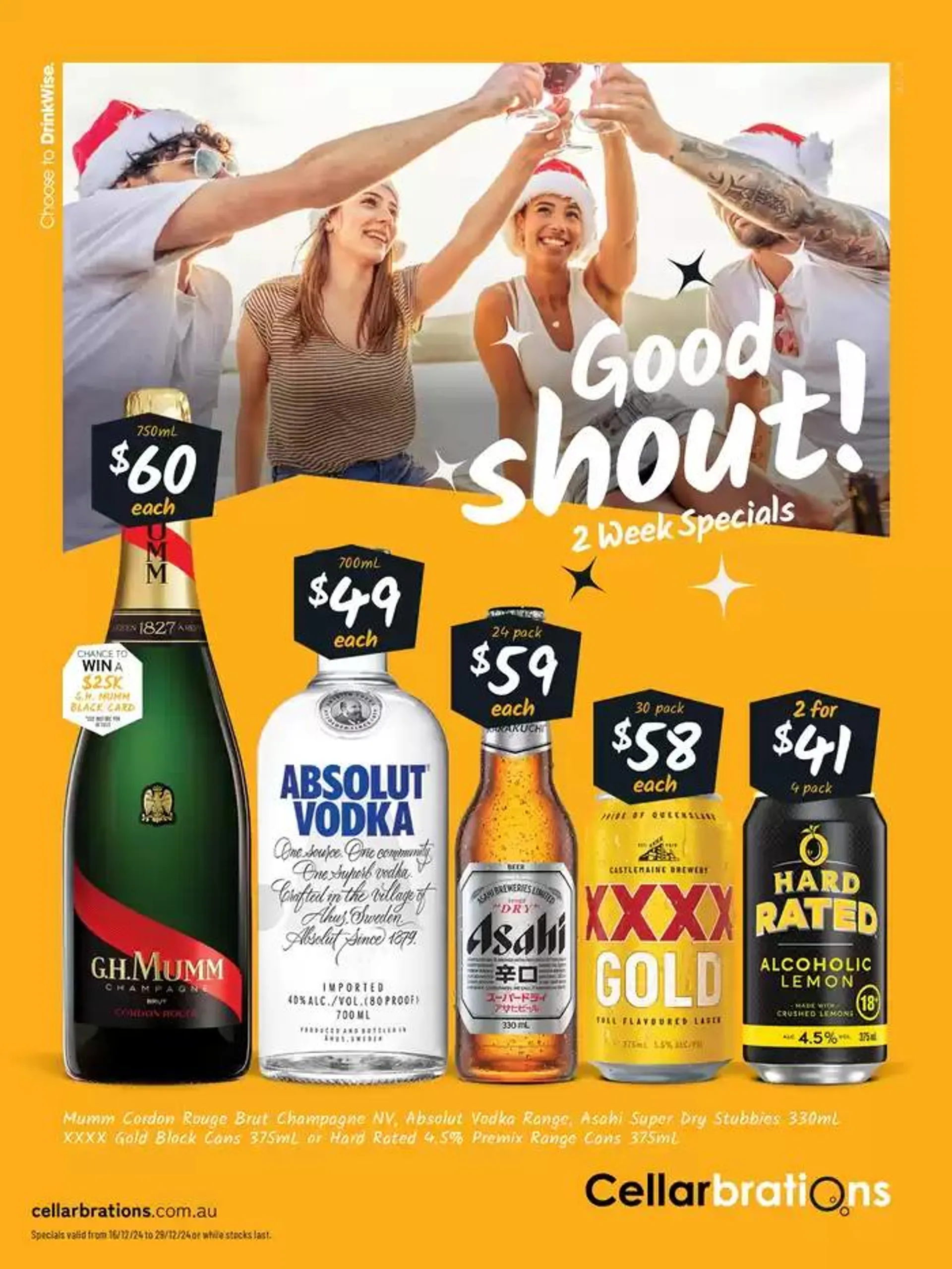 Good Shout! 2 Week Specials - QLD Z4 - 1