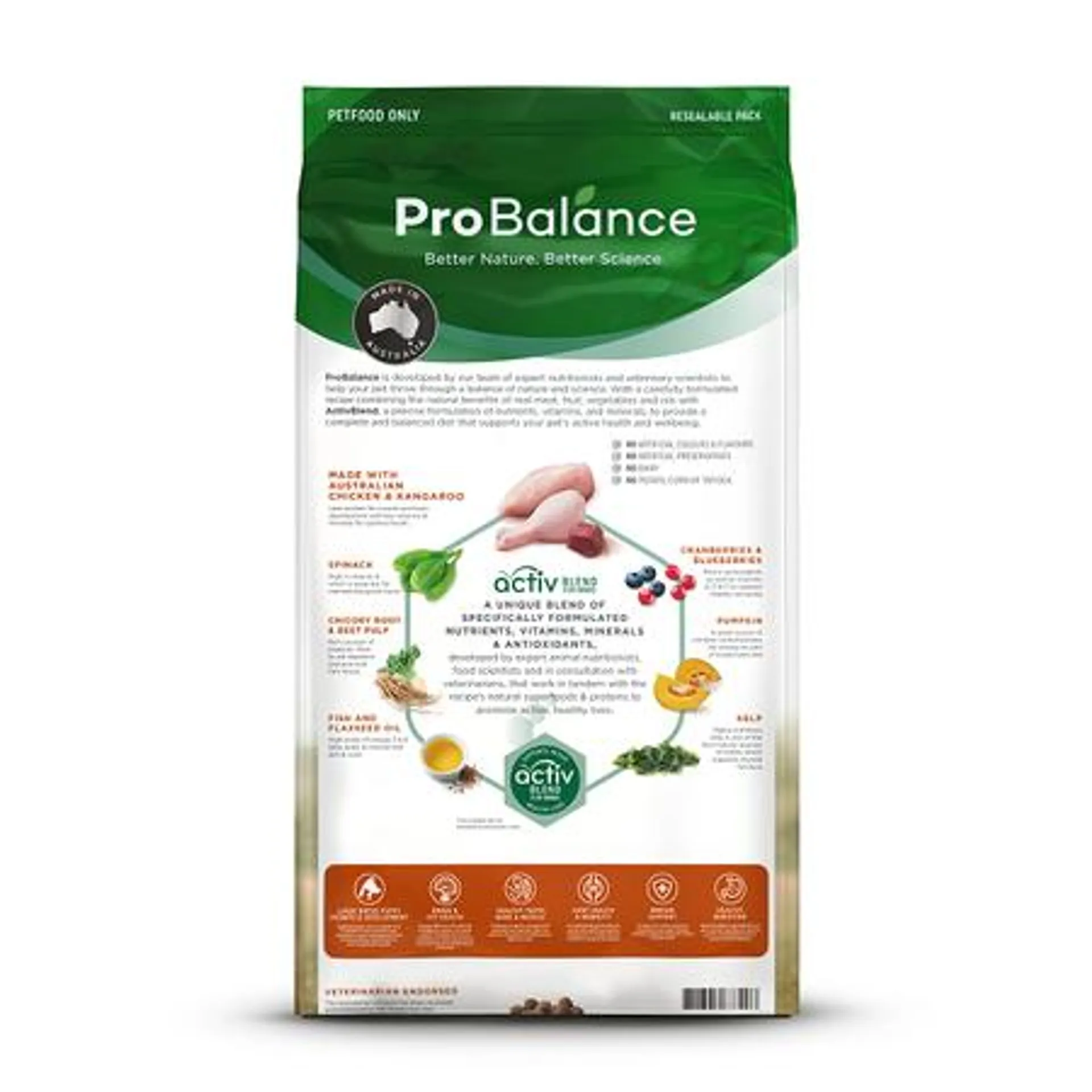 ProBalance Chicken & Kangaroo Large Breed Puppy Food