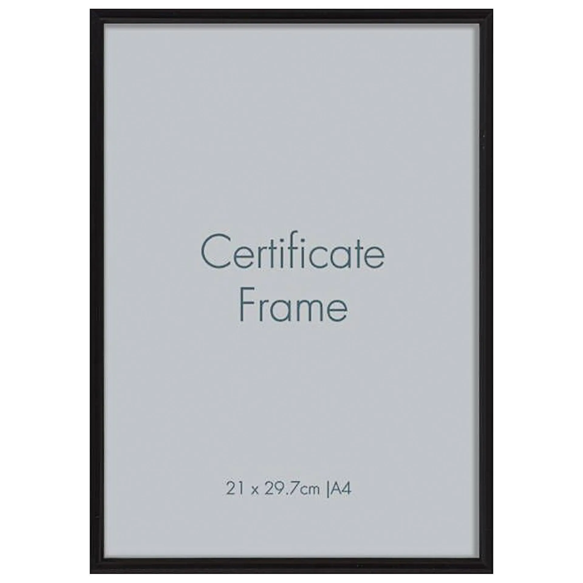 Black A4 Certificate Frame