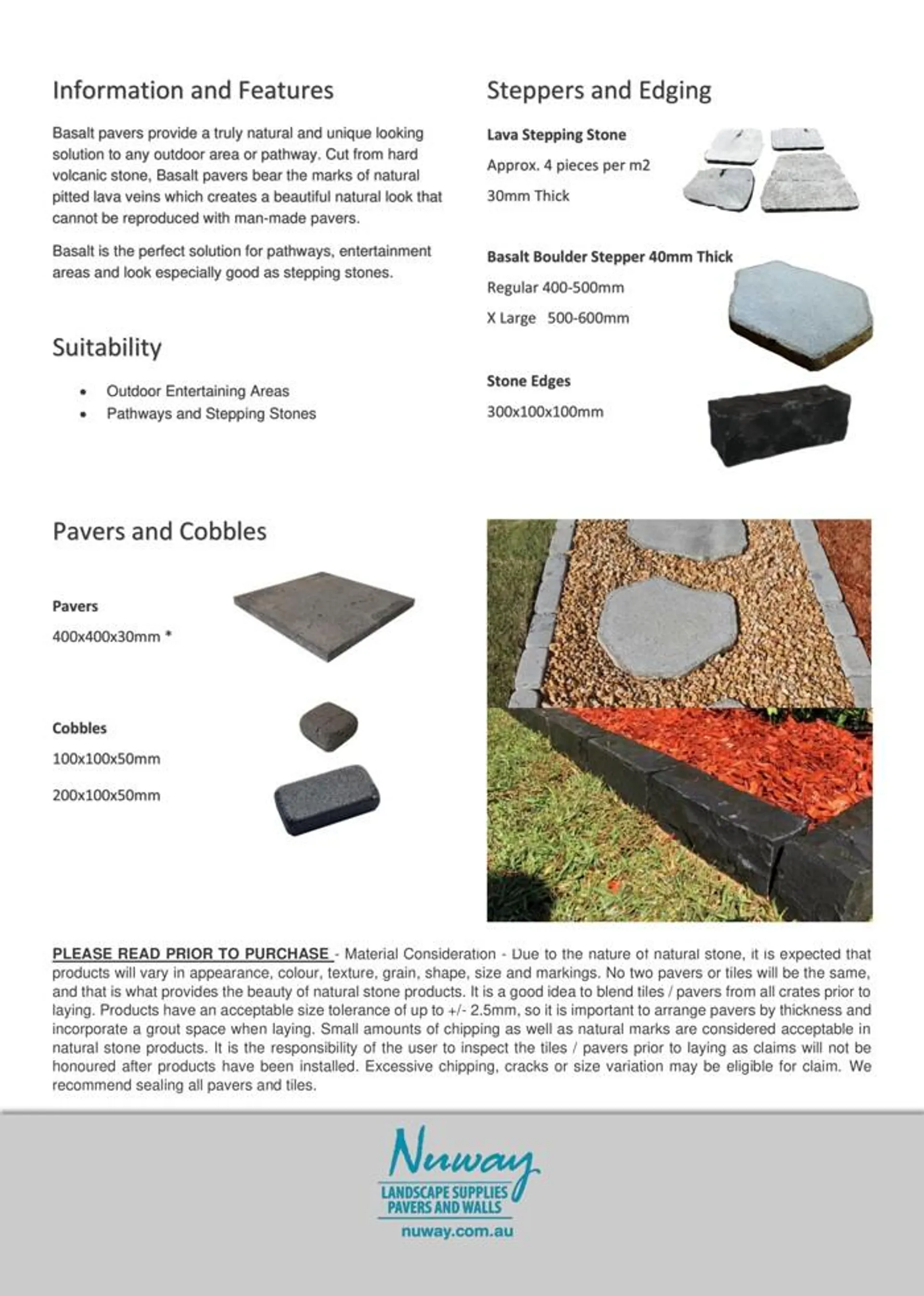 Basalt Brochure - Catalogue valid from 19 May to 30 September 2024 - page 2