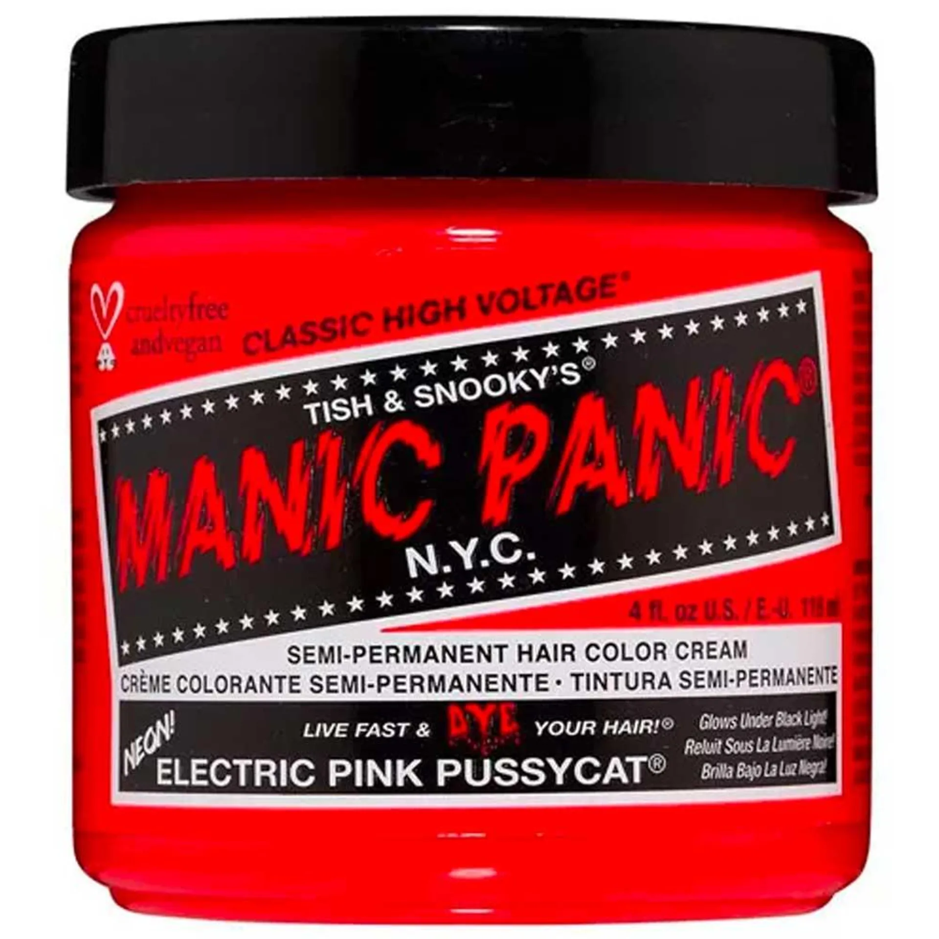 Electric Pink Pussycat Classic Cream 118ml