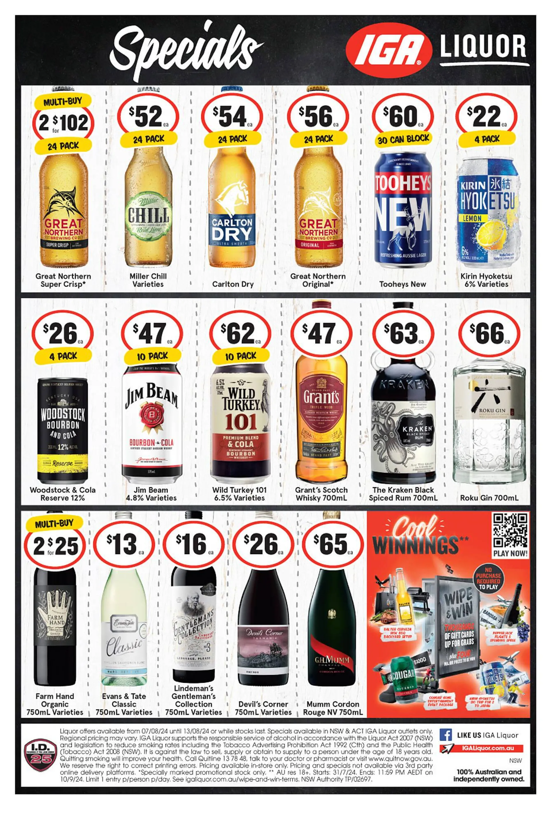 IGA Liquor catalogue - 1