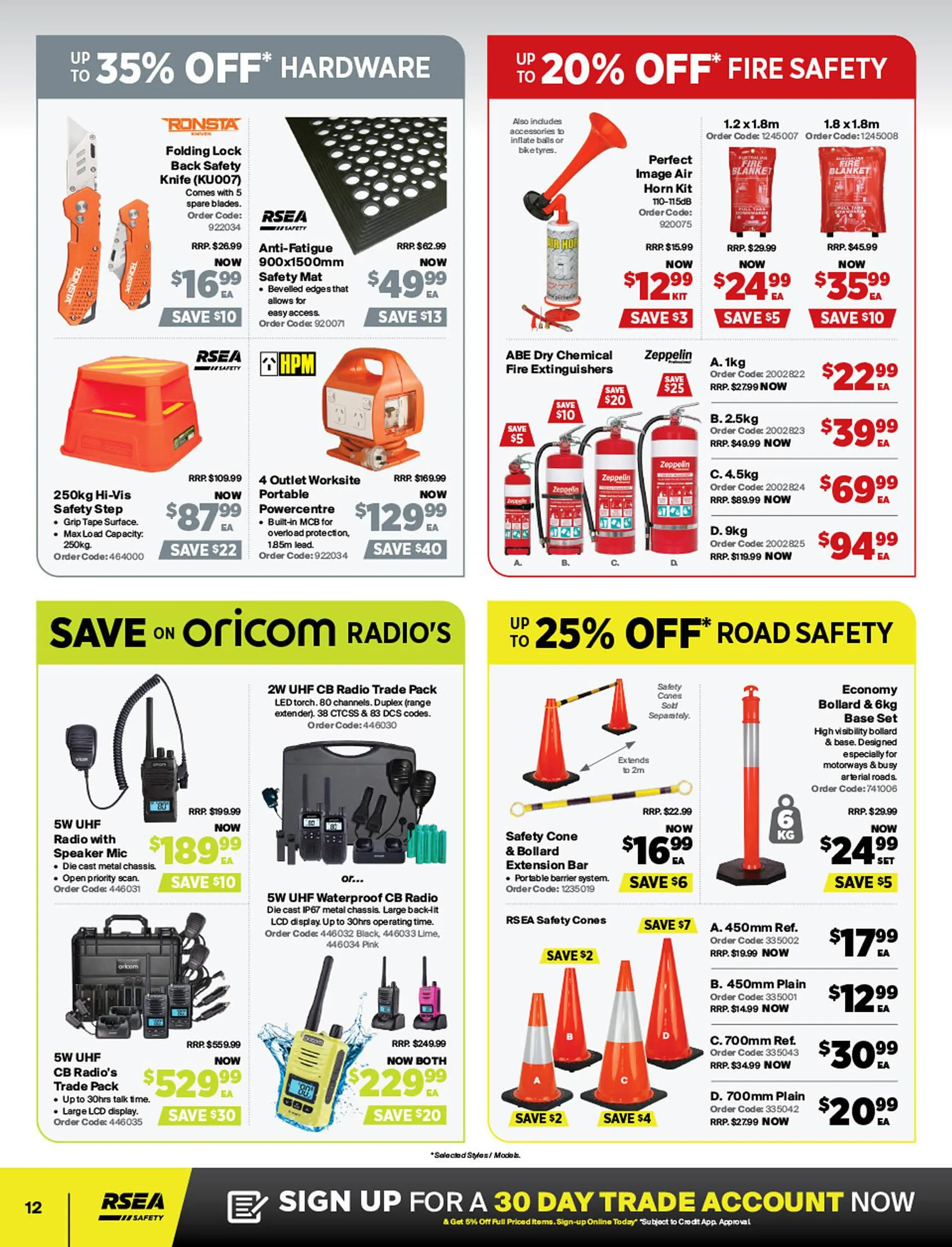 RSEA Safety catalogue - 12