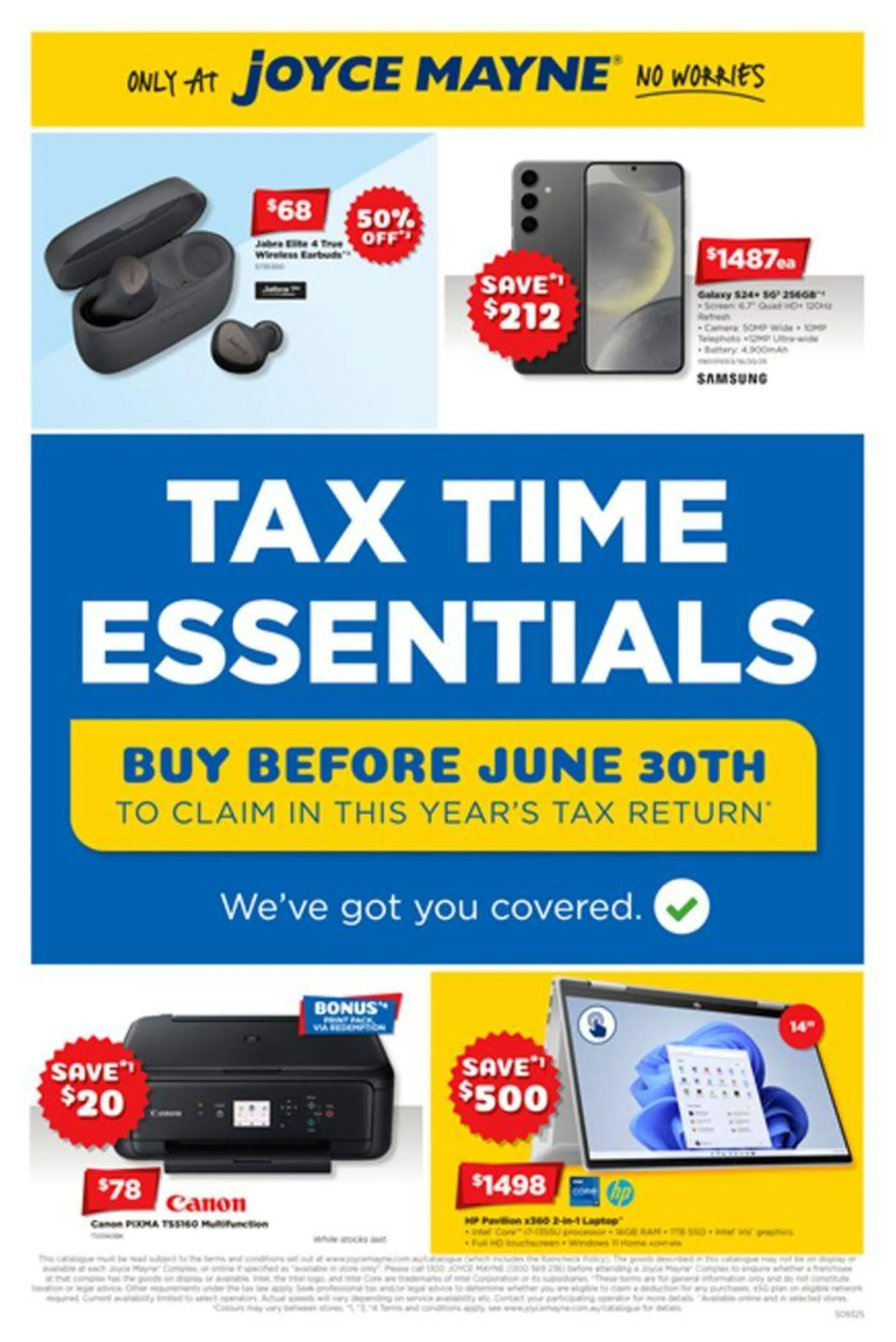 Tax Time Essentials - Catalogue valid from 24 June to 30 June 2024 - page 1