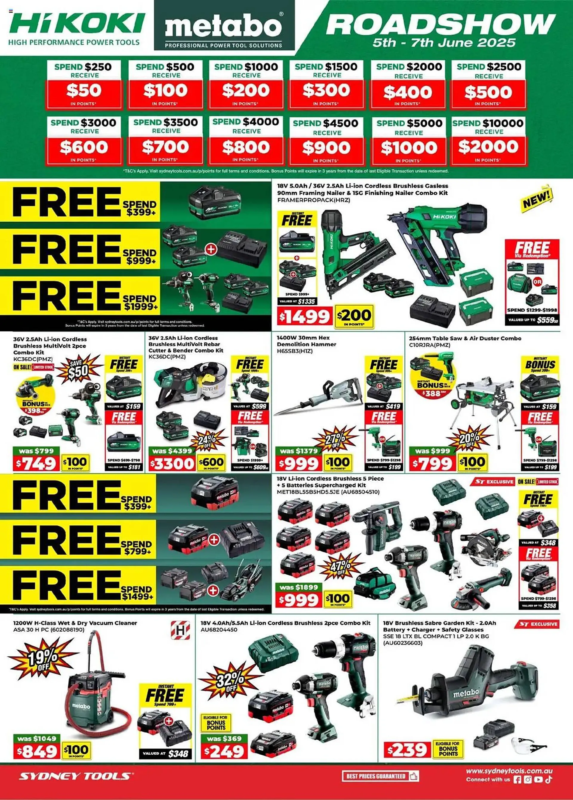 Sydney Tools catalogue - Catalogue valid from 5 June to 7 June 2025 - page 1