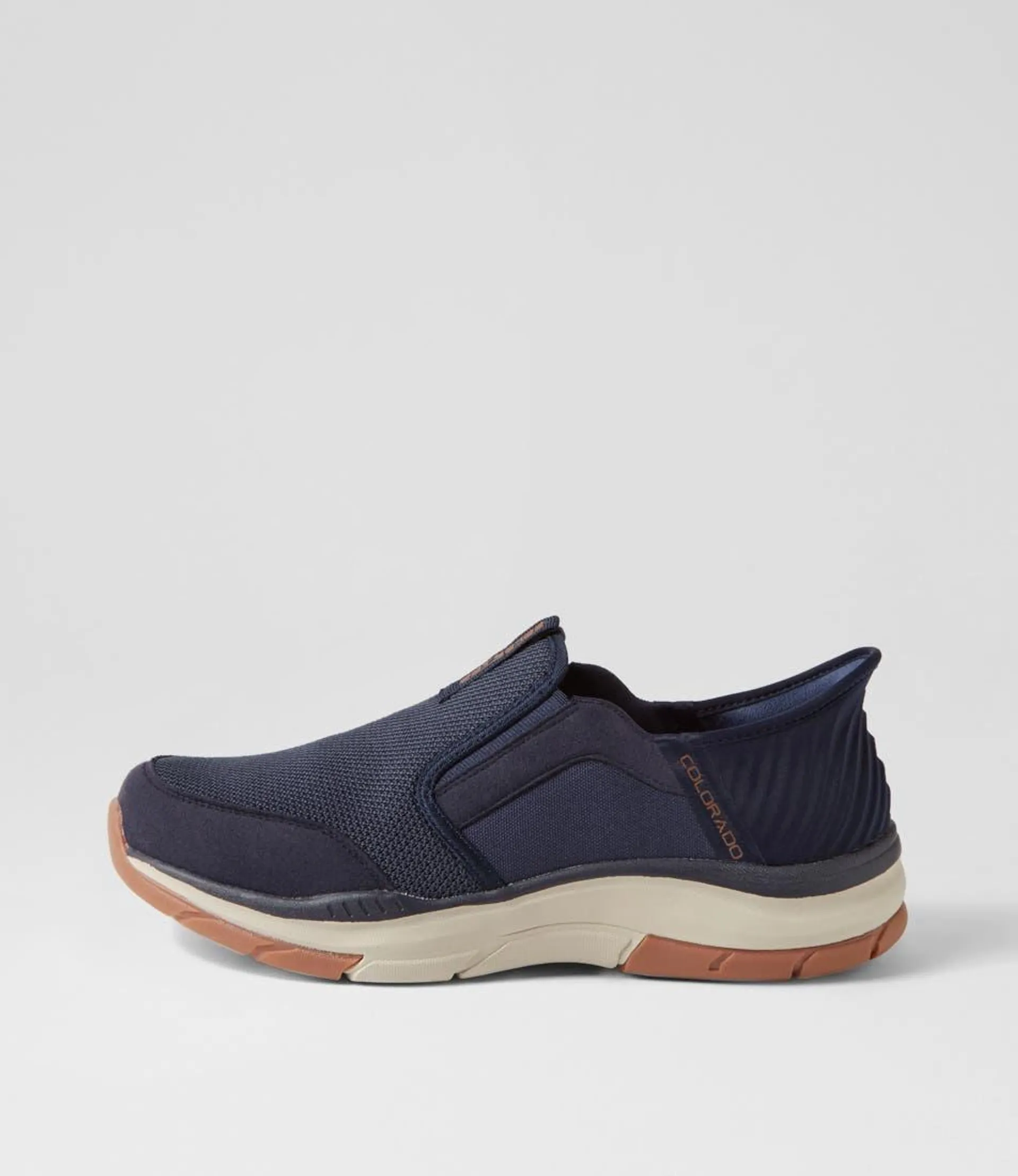 zaka navy mesh sneakers