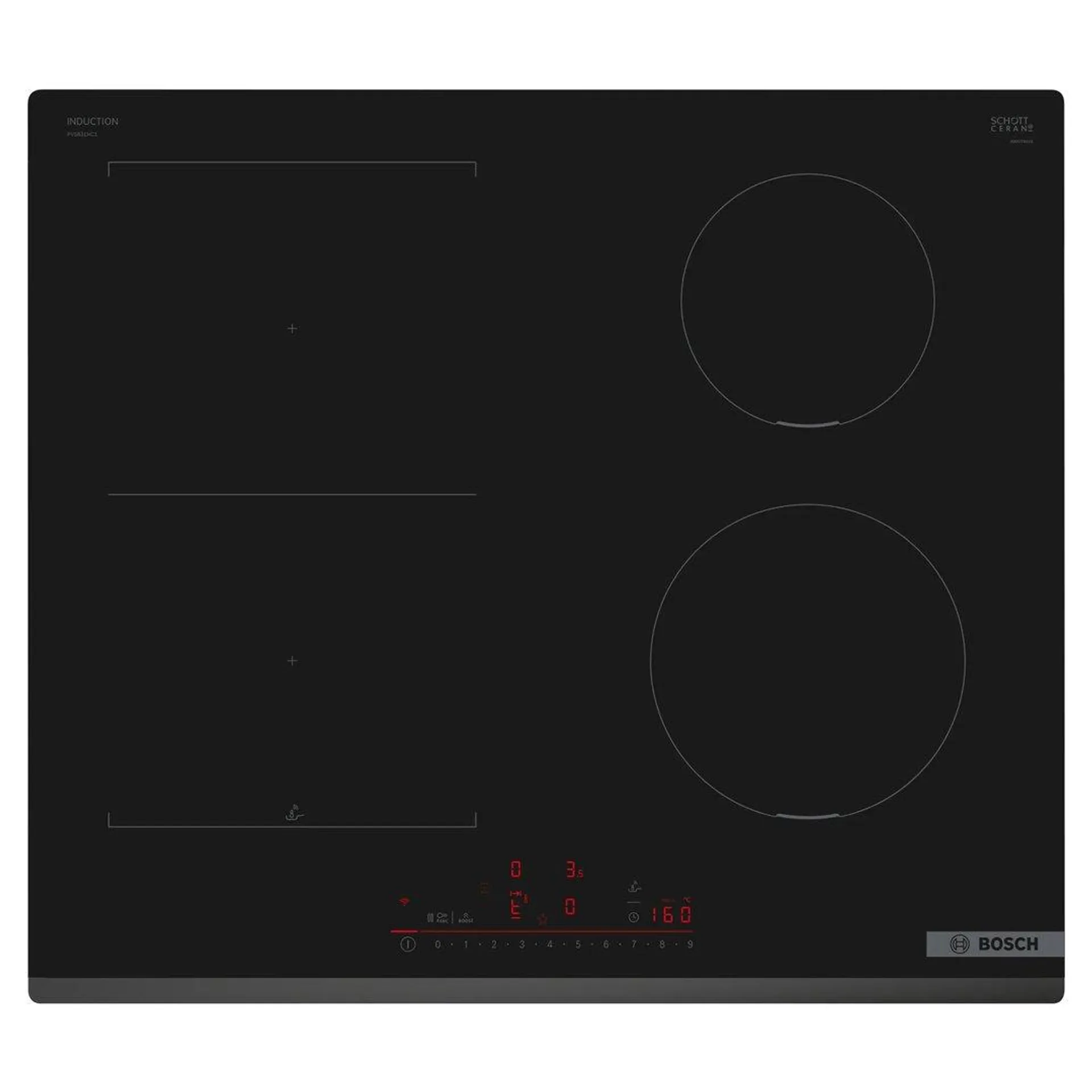 Bosch Series 6 Induction Cooktop 60cm Black PVS631HC1E