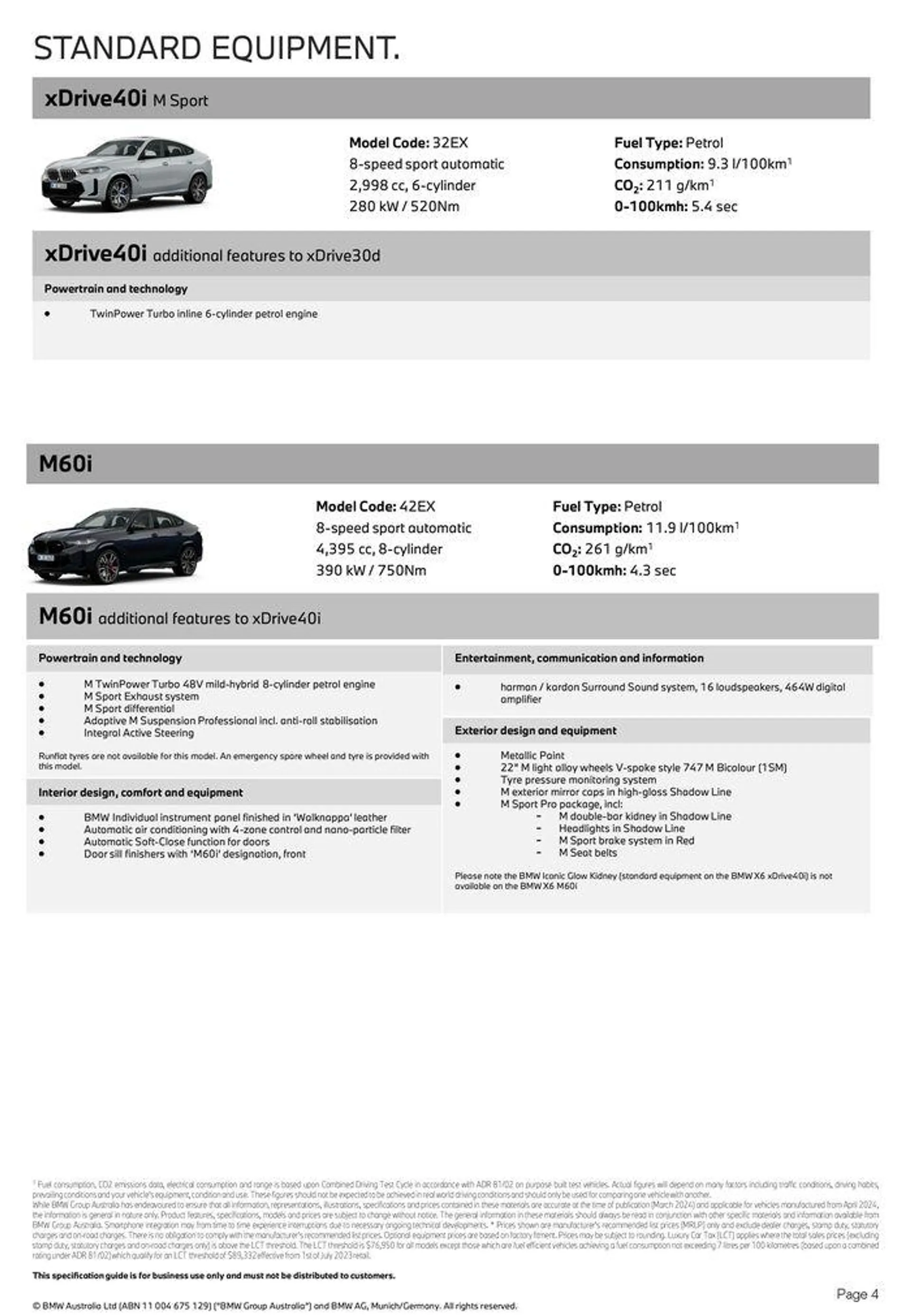 The BMW X6 - Catalogue valid from 15 May to 15 May 2025 - page 4