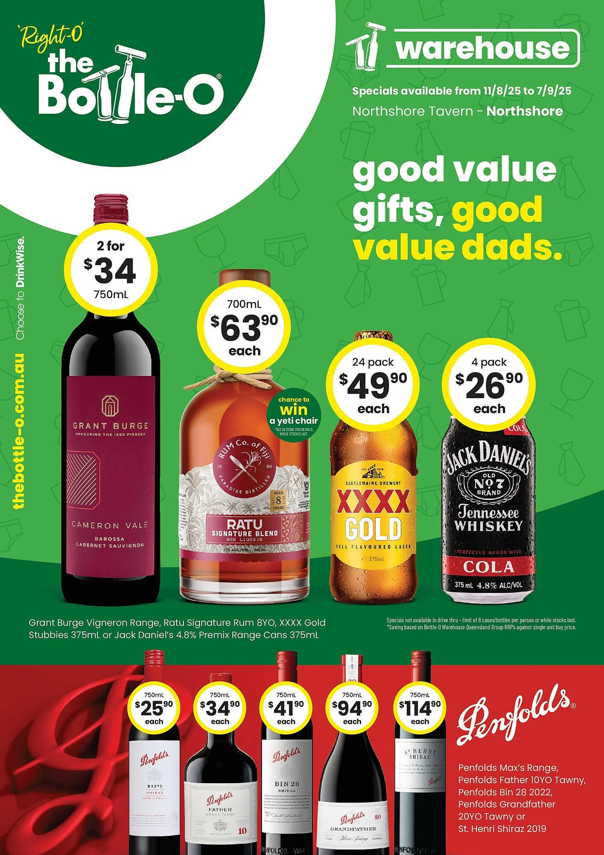 The Bottle O catalogue - Catalogue valid from 10 August to 7 September 2025 - page 1