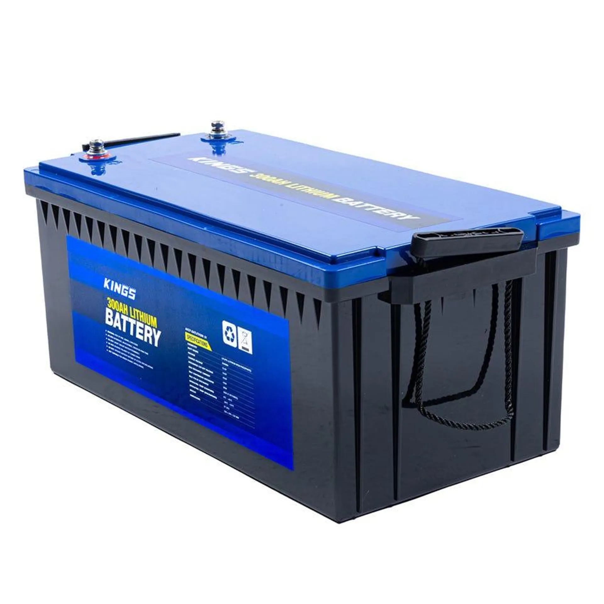 Kings 12V 300Ah Deep Cycle Lithium LiFePO4 Battery | Quality integrated BMS | Long Life