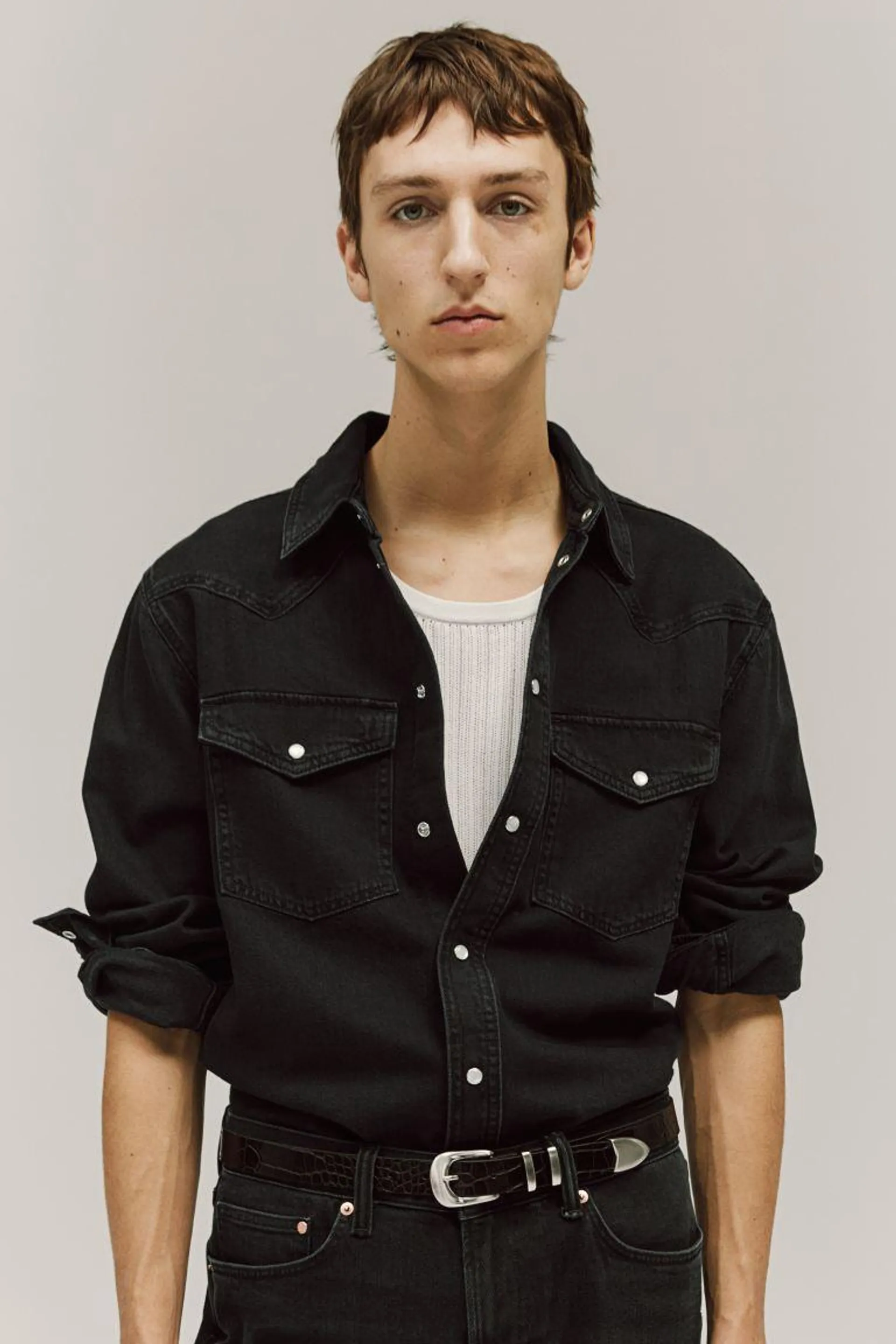 Regular Fit Denim Shirt