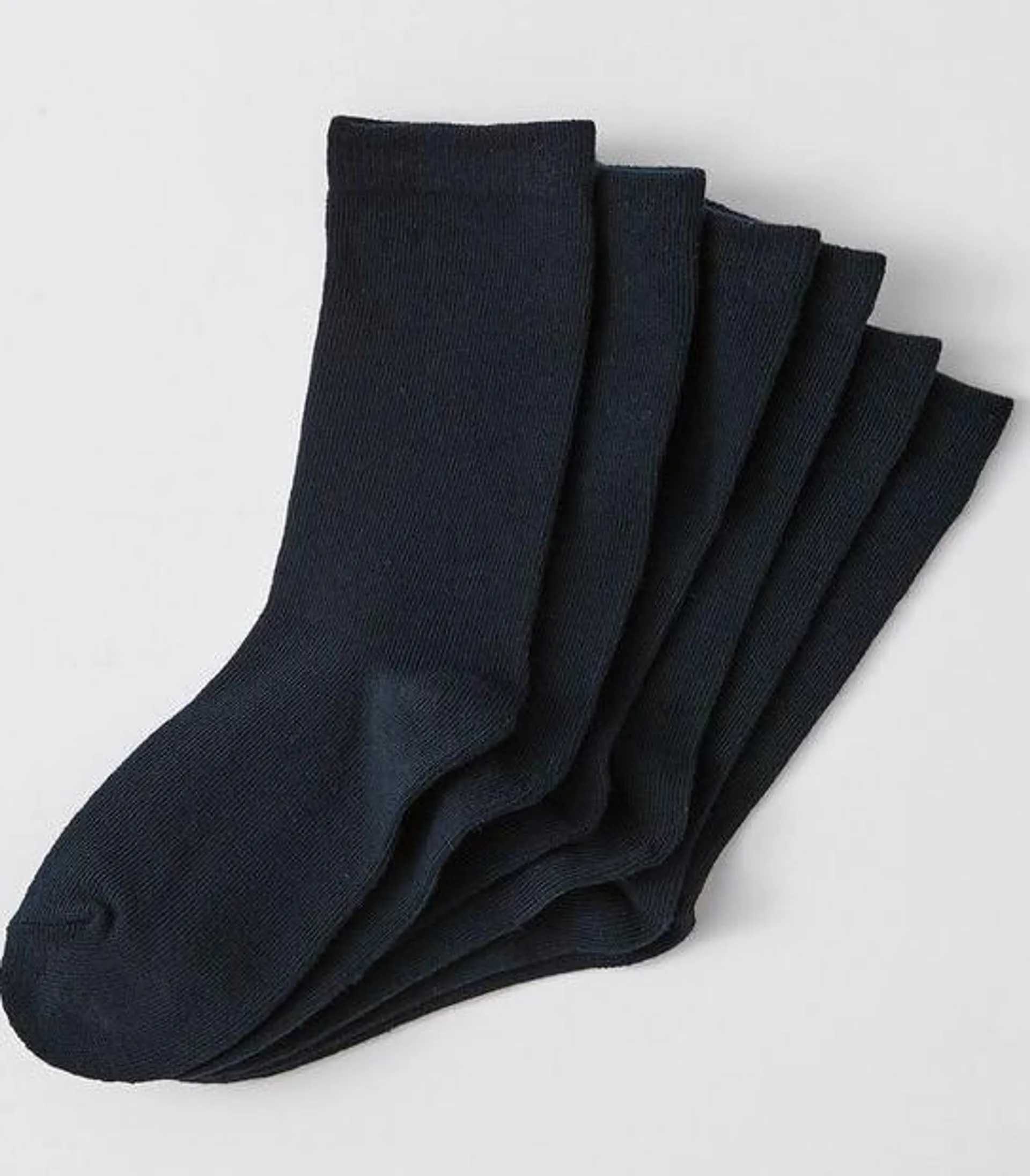 6 Pack Maxx Crew School Socks