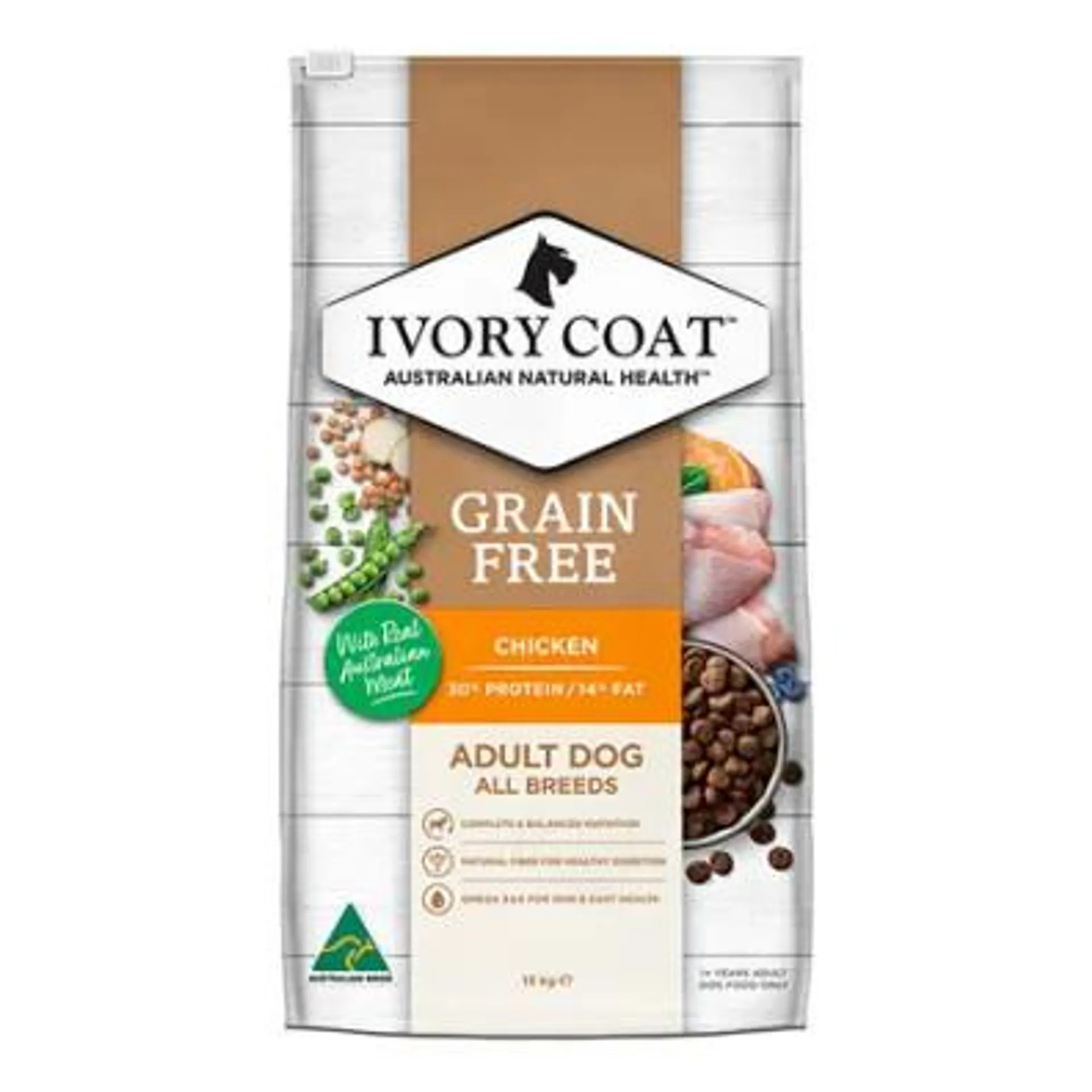 Ivory Coat Dry Dog Food Grain Free Chicken