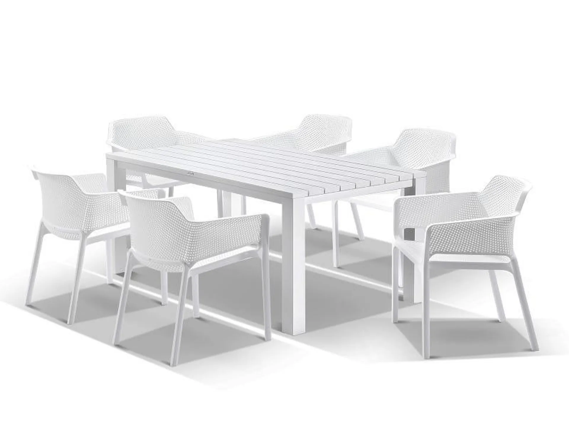 Adele Table with Bailey Chairs 7pc Outdoor Dining Setting