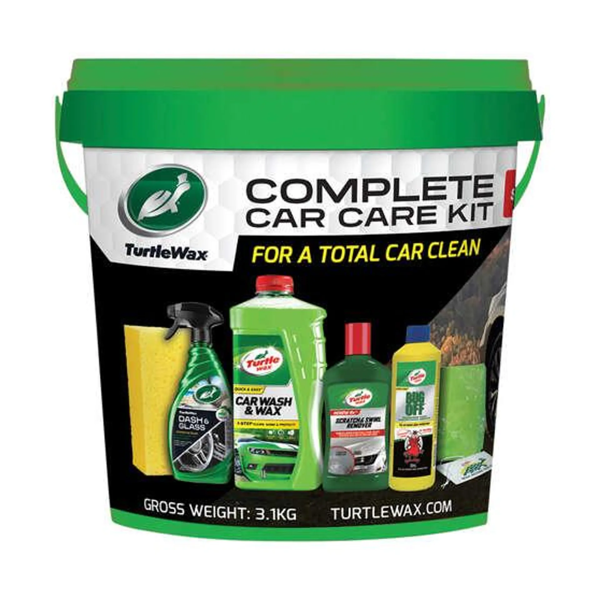 Turtle Wax 8 Piece Complete Car Care Bucket