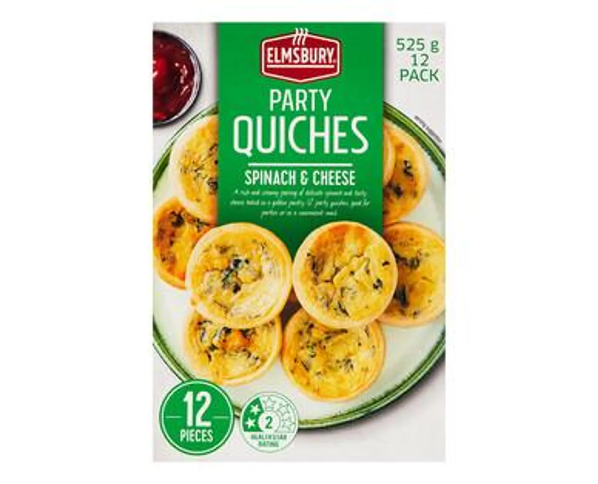 Elmsbury Party Quiche 12pk