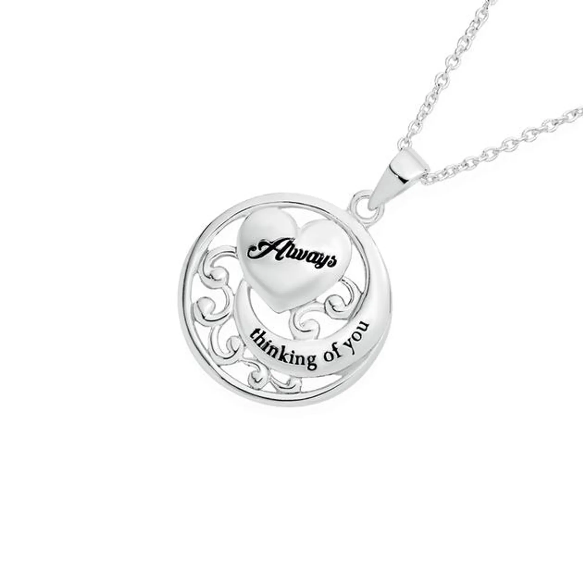 Silver Always Thinking of You Pendant