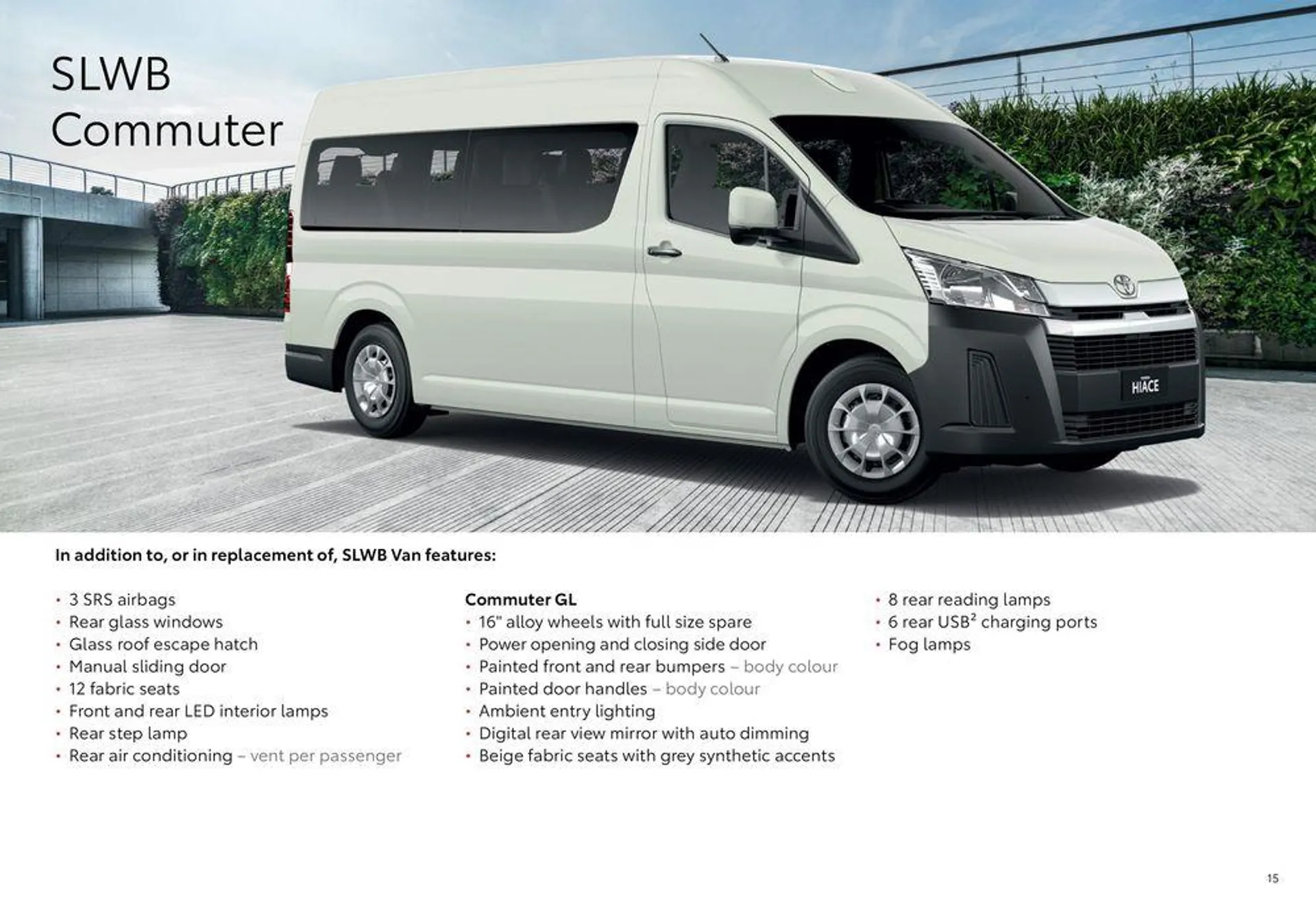 Toyota HiAce - Catalogue valid from 9 May to 9 May 2025 - page 15