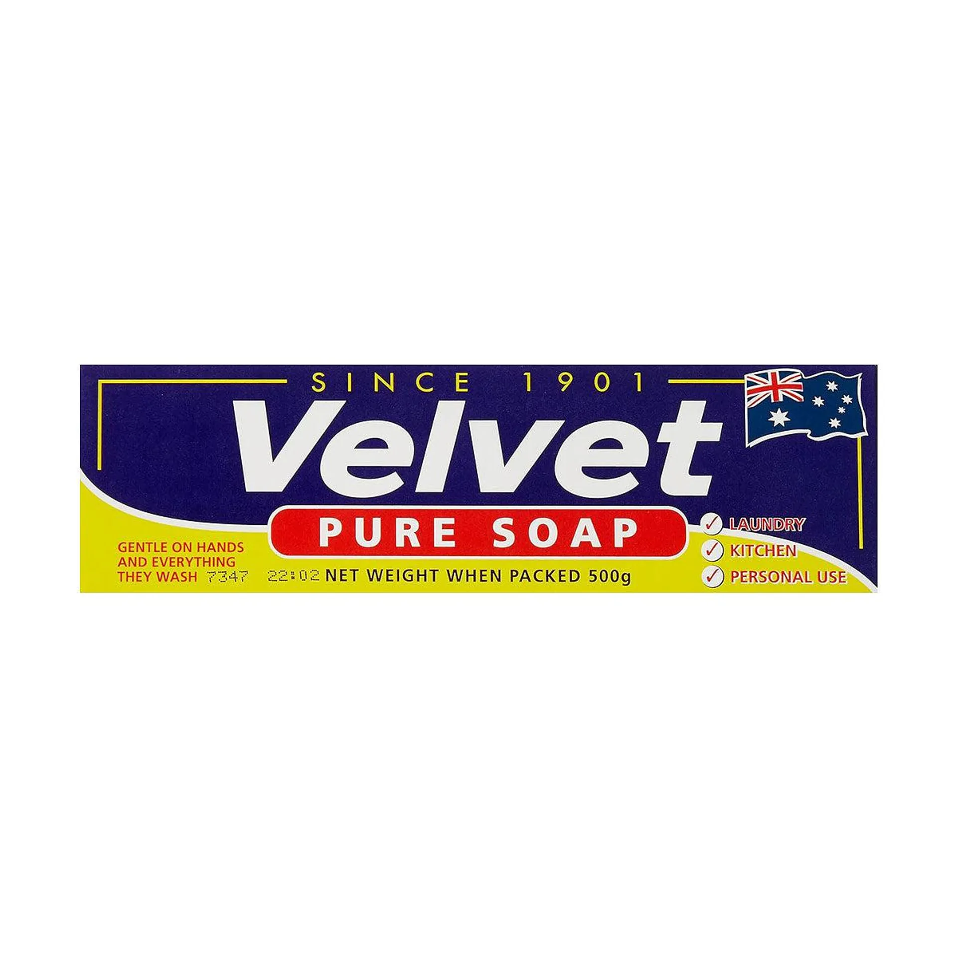 Velvet Pure Laundry Soap 500g 4pk