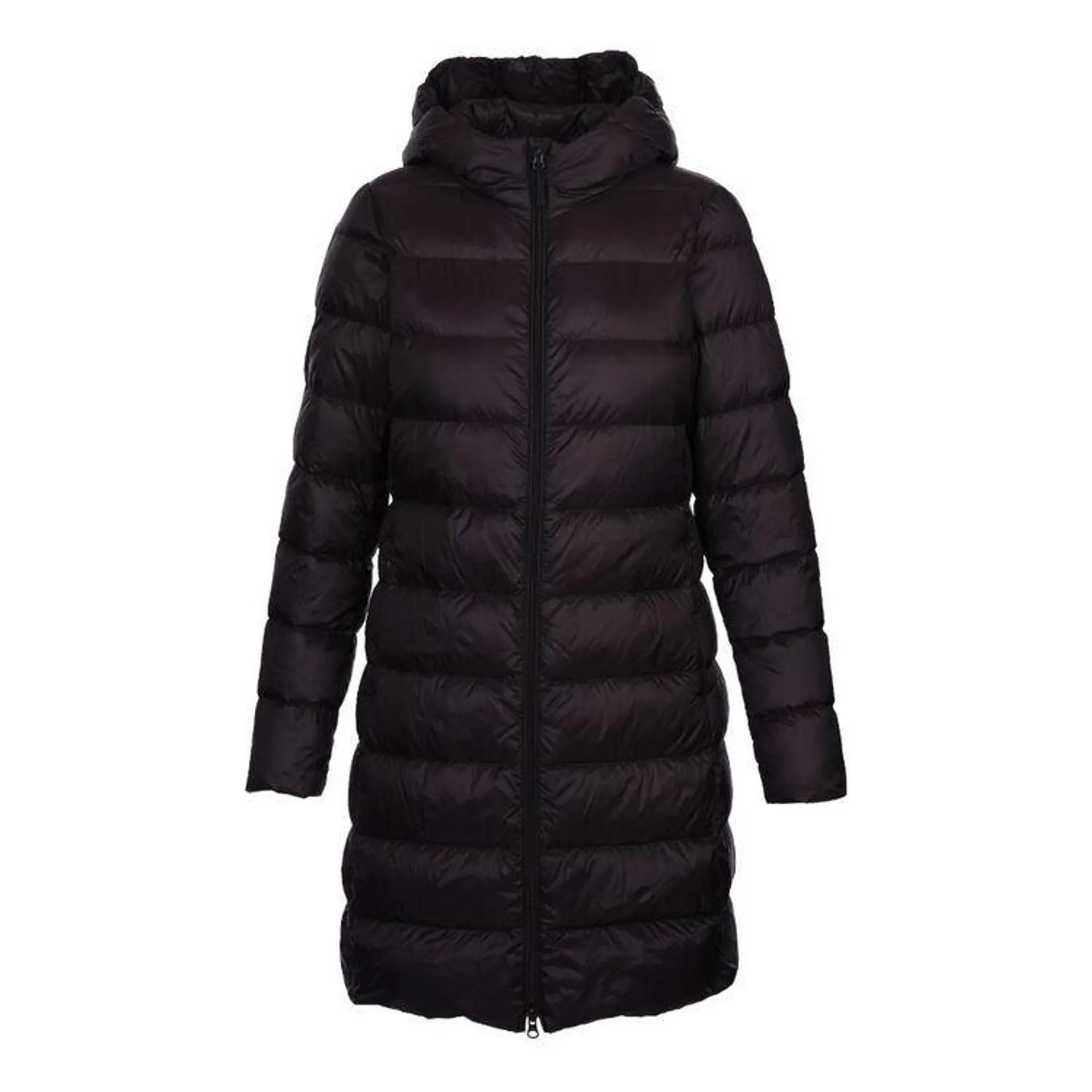 Cape Women's Eco Lite Long Line Duck Down Jacket Black