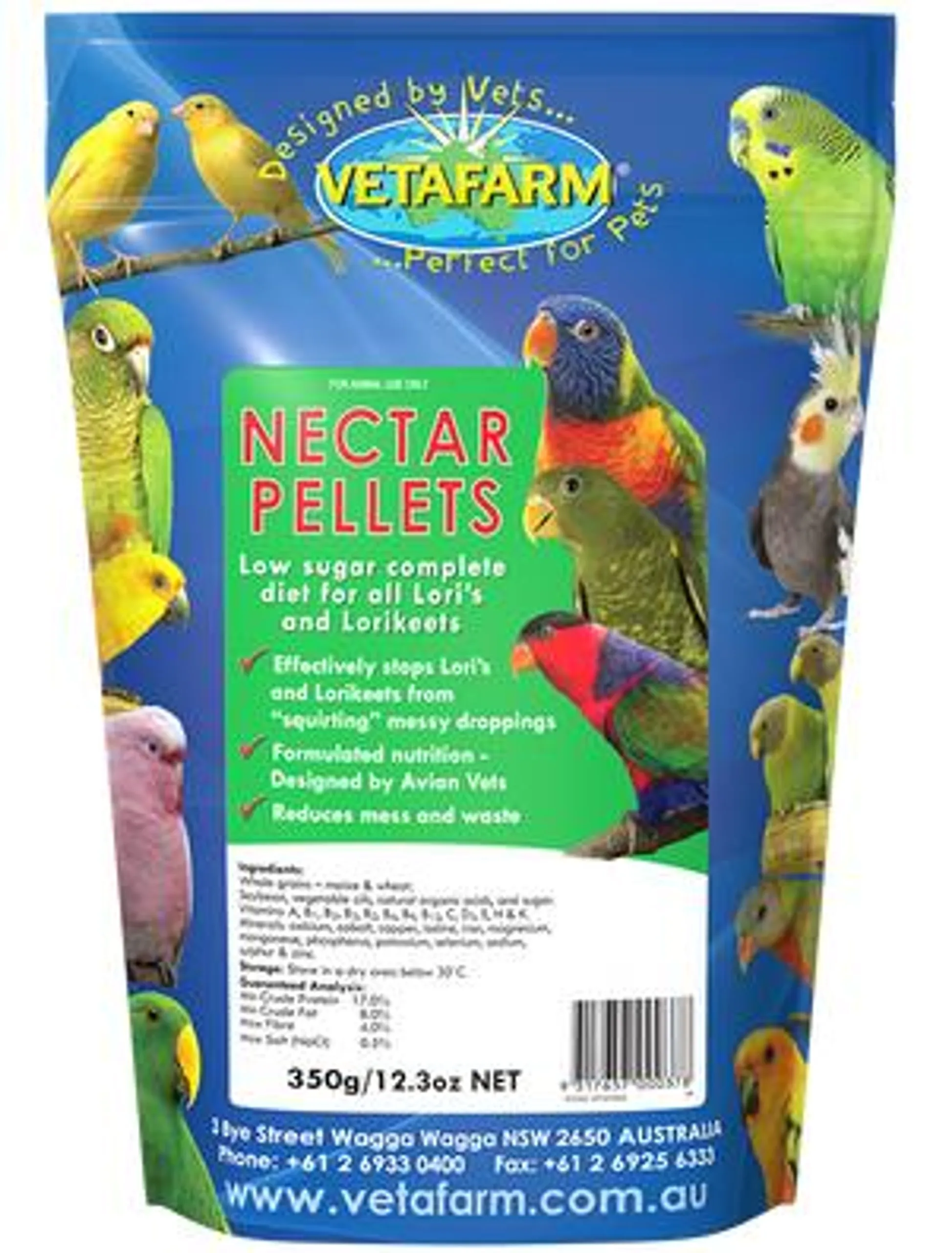 Vetafarm Nectar Pellets