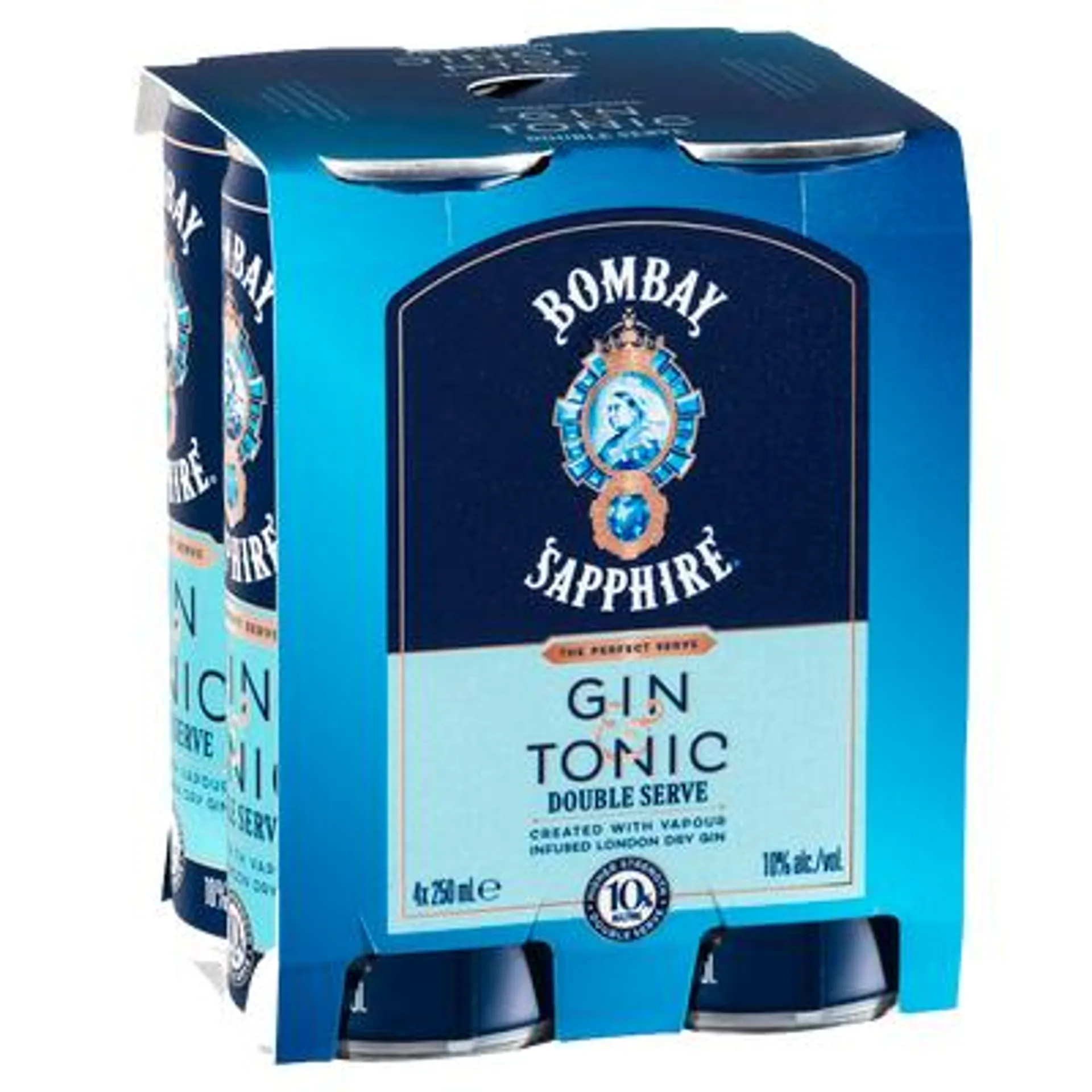 Gin & Tonic Double Serve 10% Can 250mL