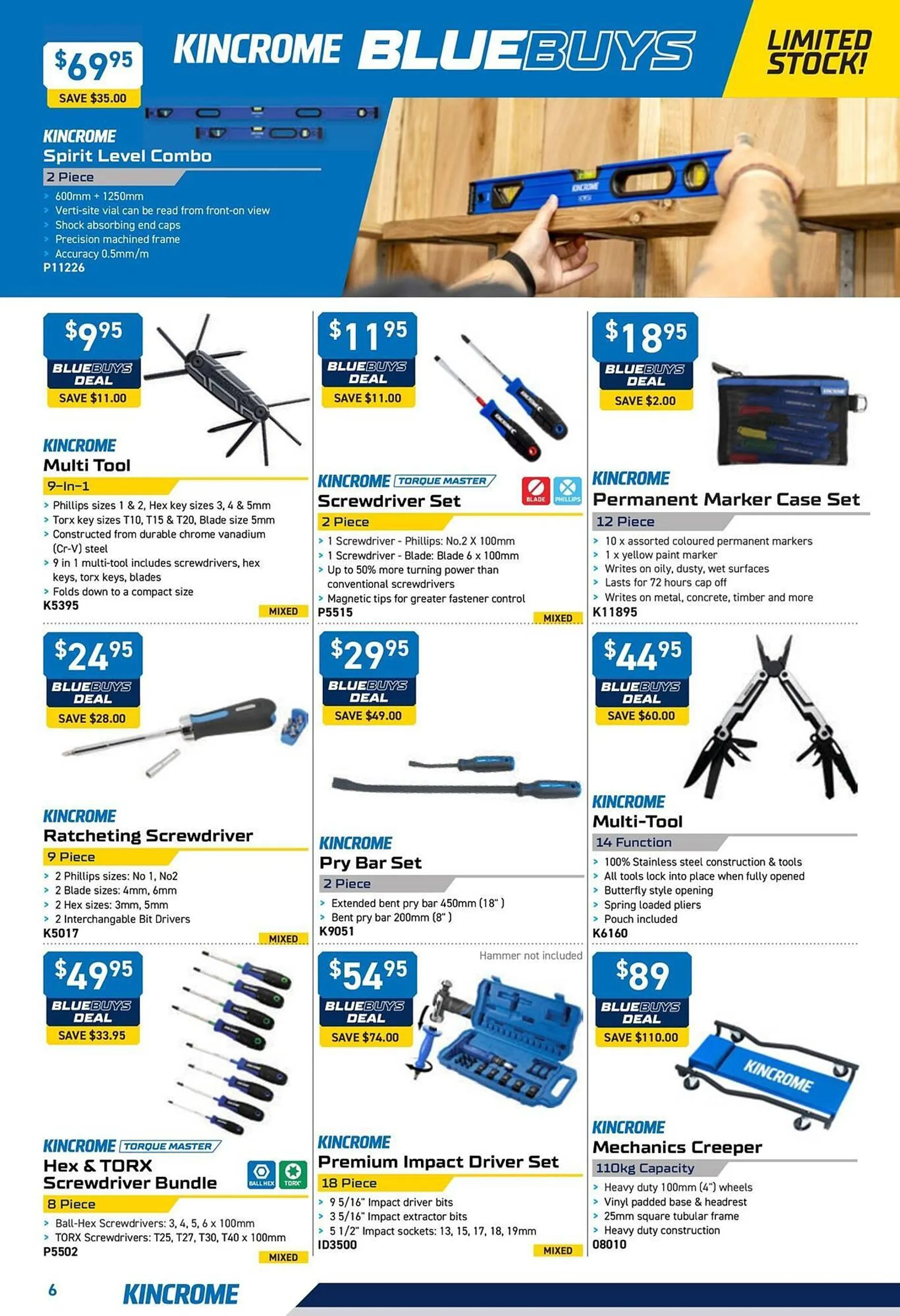 Kincrome catalogue - Catalogue valid from 12 June to 31 July 2025 - page 6
