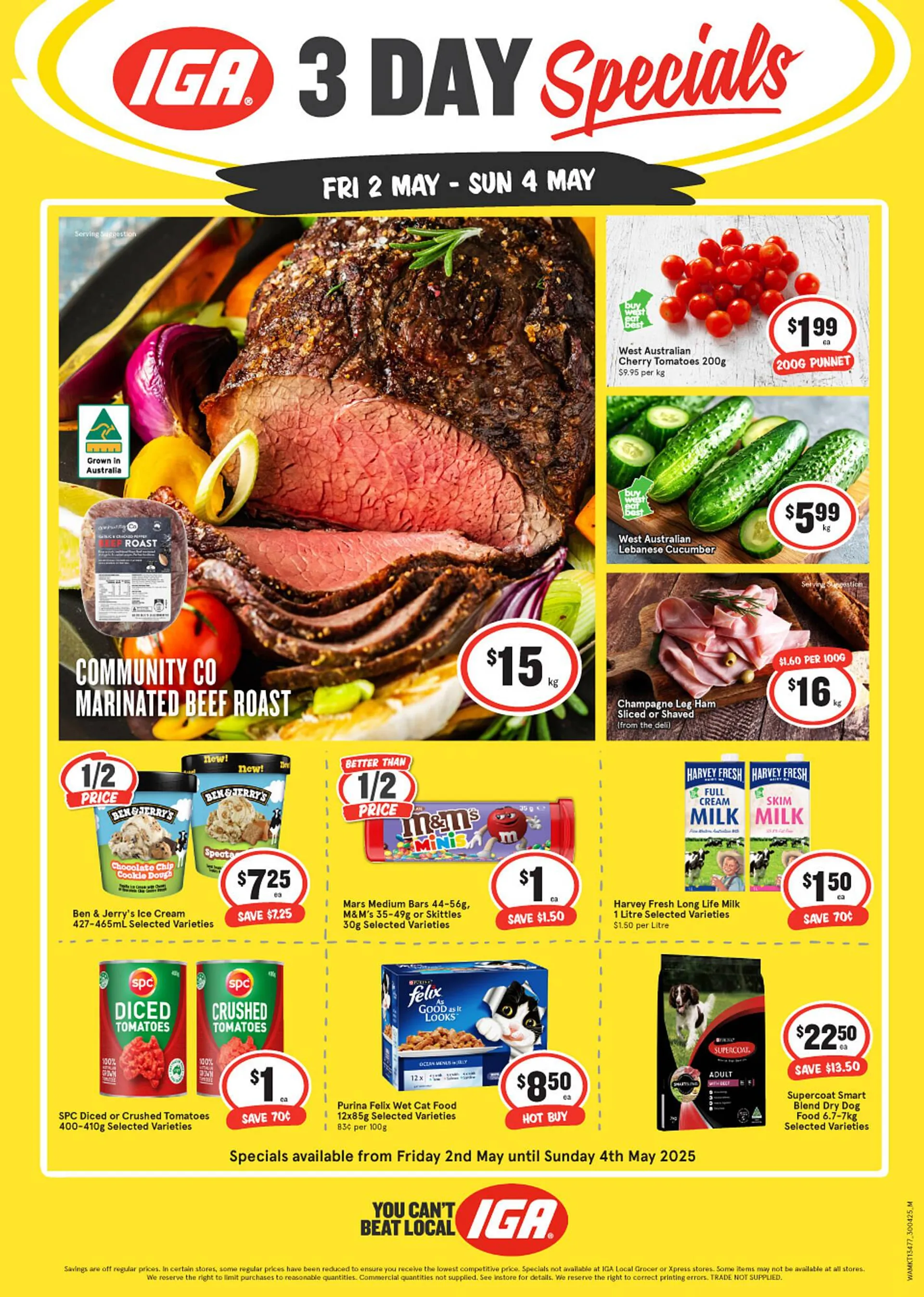 IGA catalogue - Catalogue valid from 2 May to 4 May 2025 - page 1
