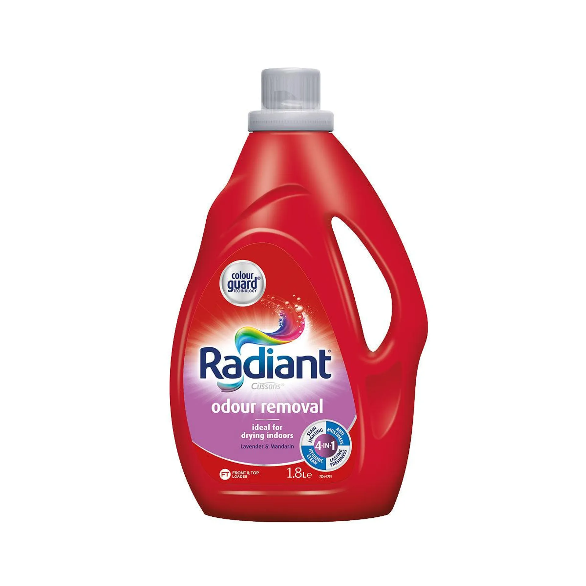 Radiant Laundry Liquid Plus Odour Removal 1.8L