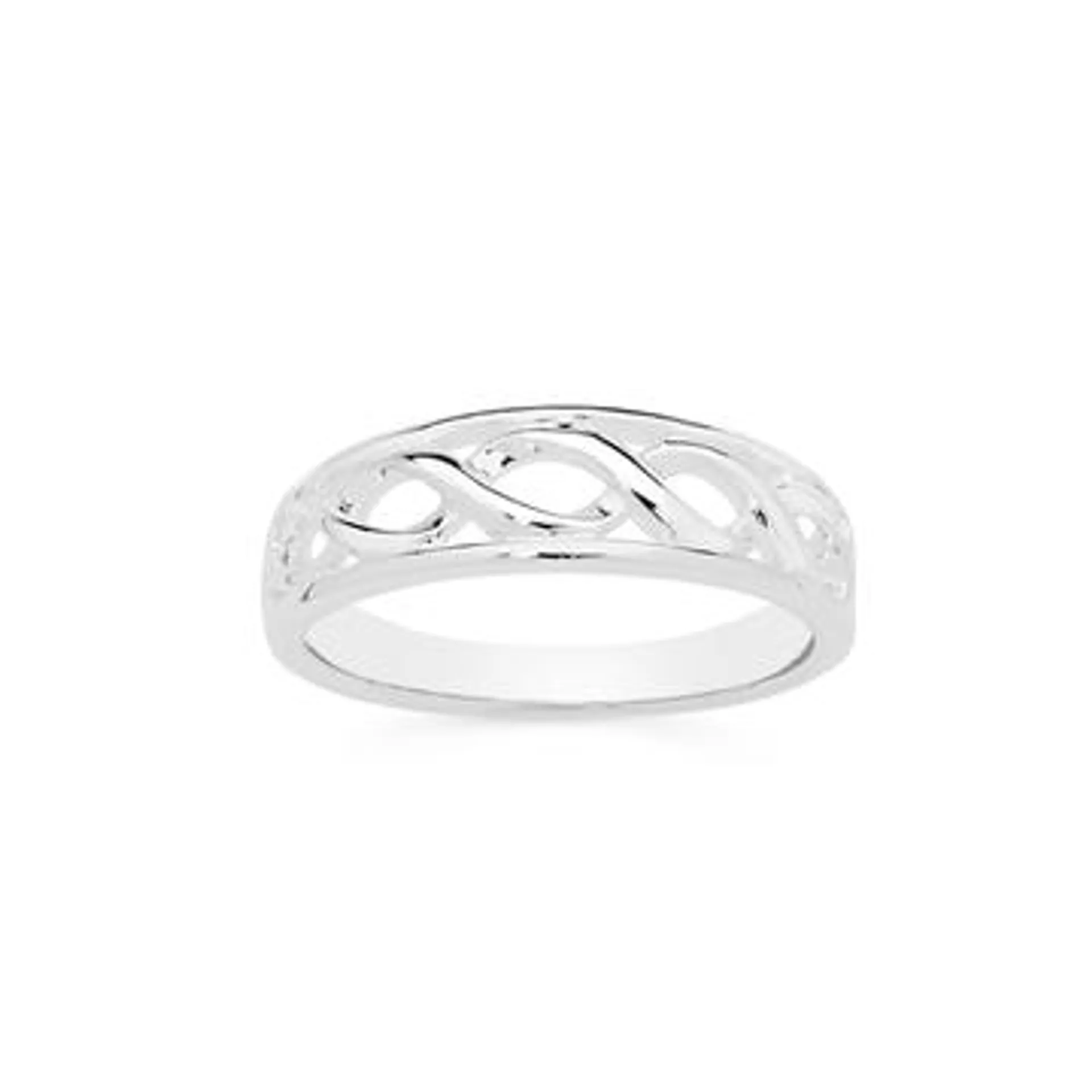 Sterling Silver Twist Ring