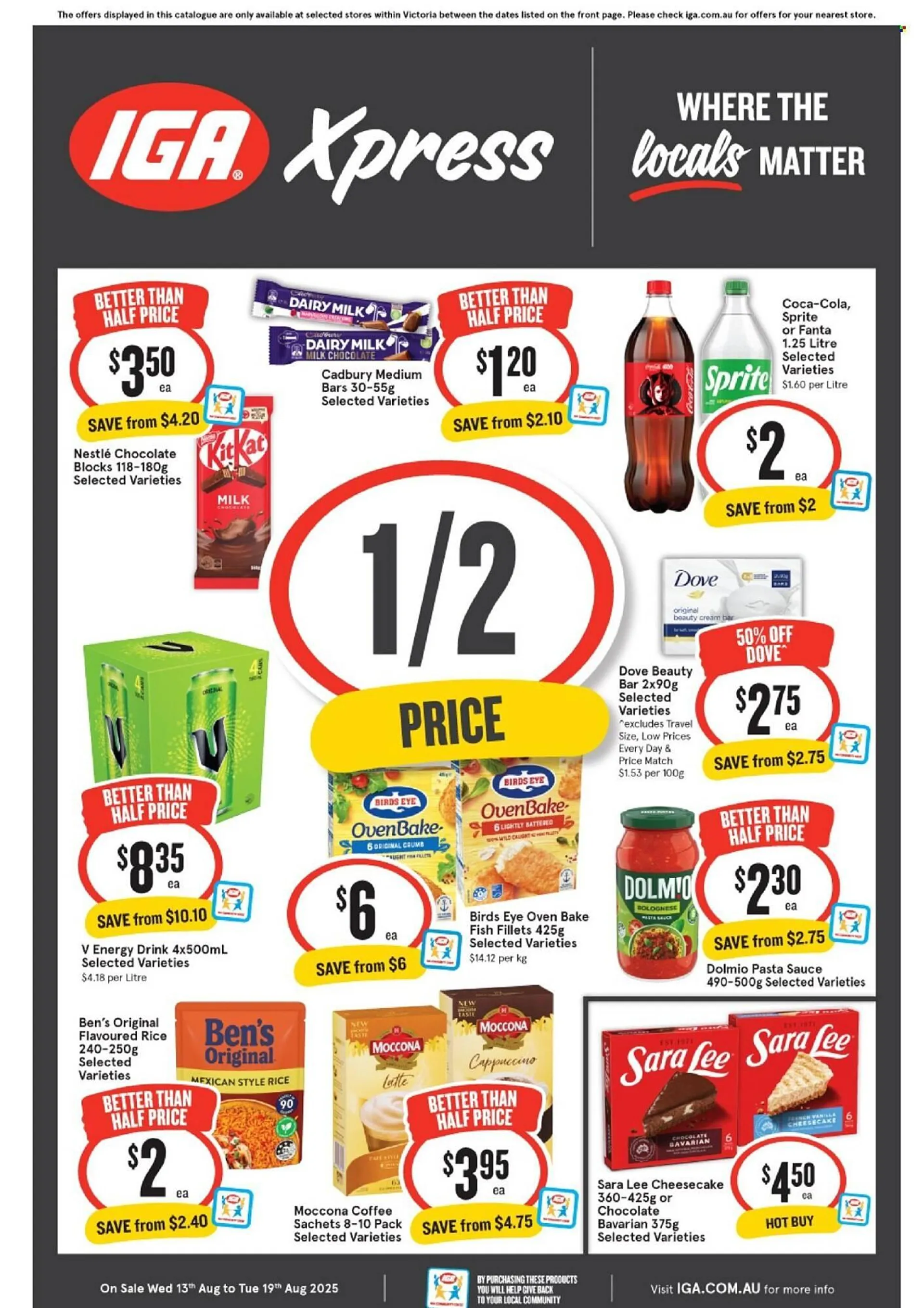 IGA Xpress catalogue - Catalogue valid from 13 August to 19 August 2025 - page 1
