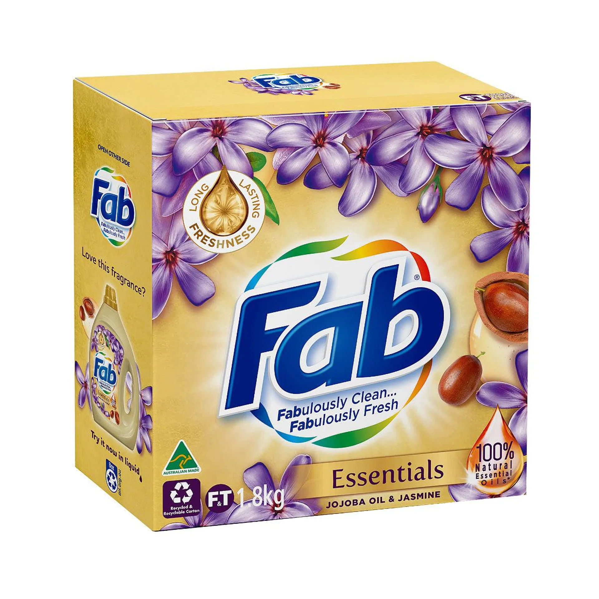 Fab Laundry Essential Oils Jojoba 1.8kg